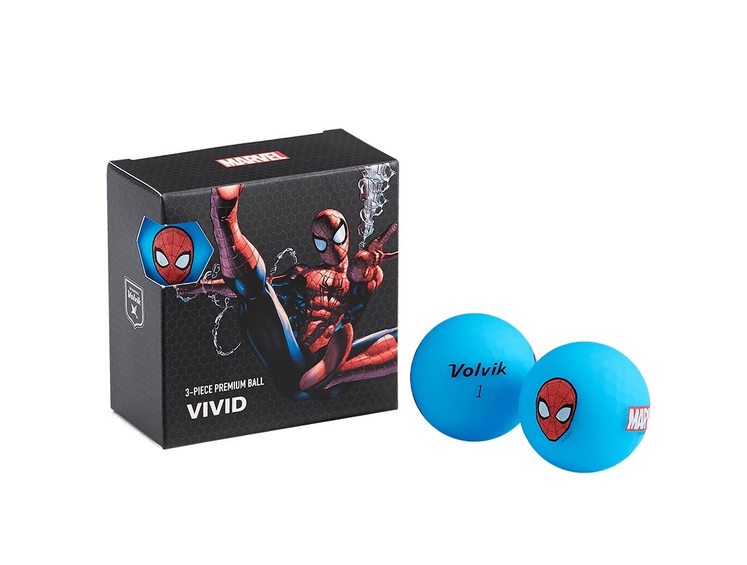 Volvik Vivid Marvel Collection 4 Ball Box