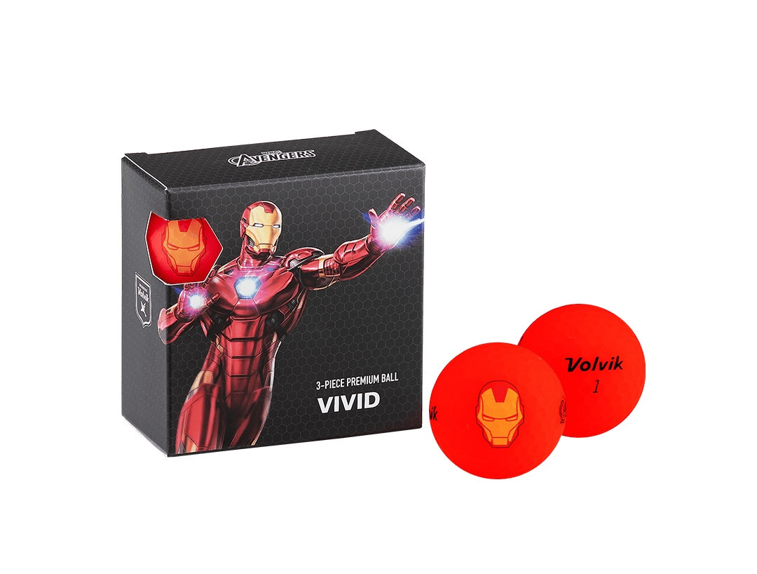 Volvik Vivid Marvel Collection 4 Ball Box
