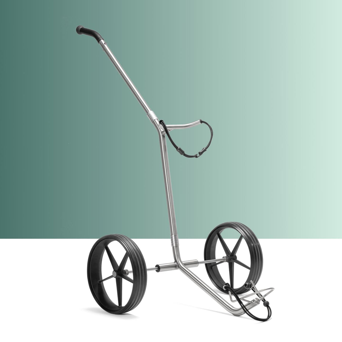 TiCad Pro Golf Trolley GRP Wheels (matte black)