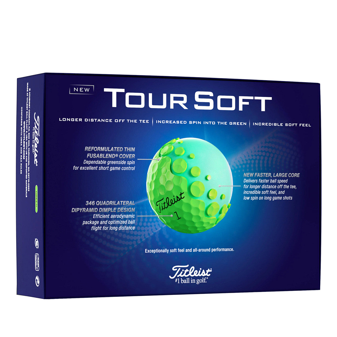 Titleist TOURSOFT Golf Balls 12-pack