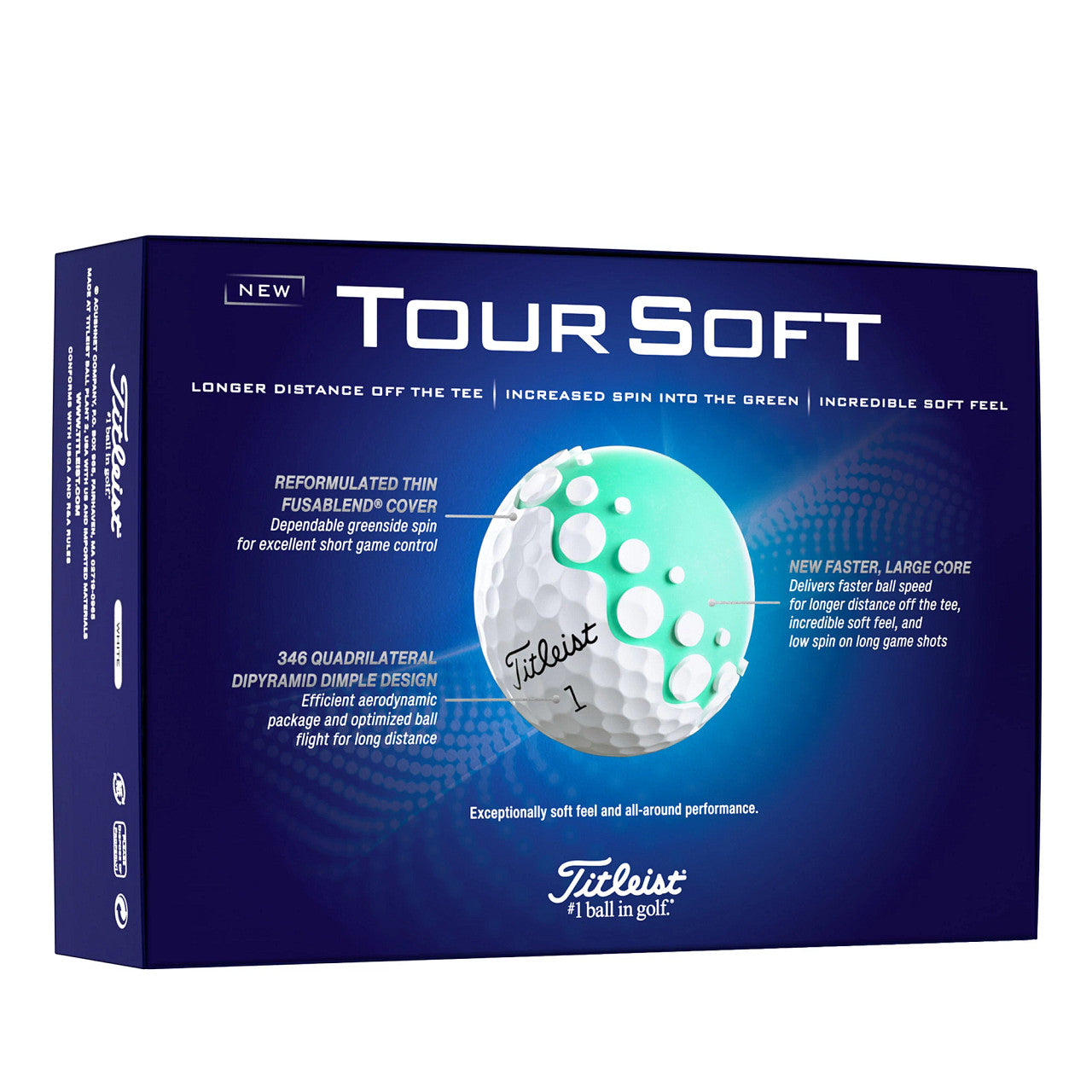 Titleist TOURSOFT Golf Balls 12 pcs. GOLFSHOP.DE