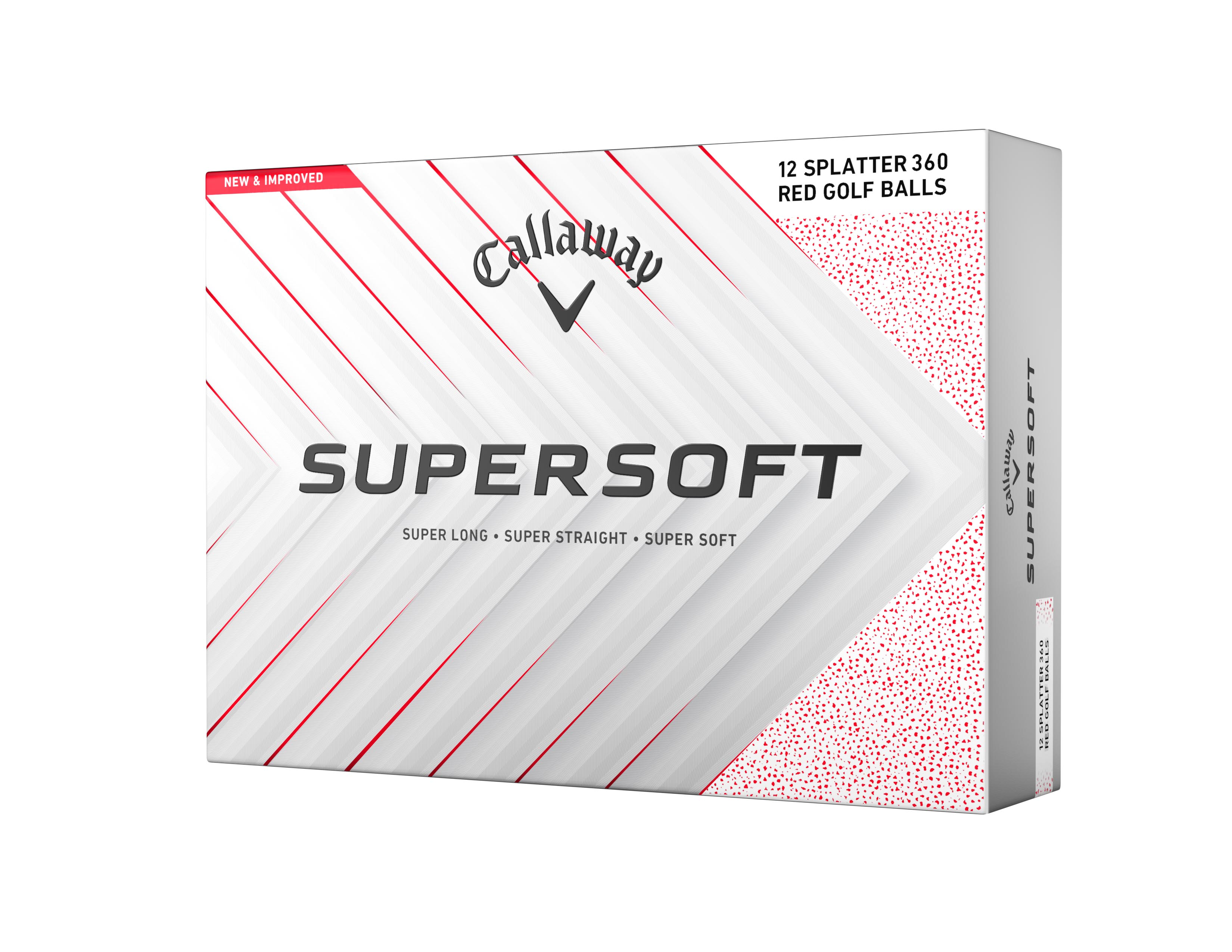 Callaway SUPERSOFT Splatter Golfbälle 12Stk.