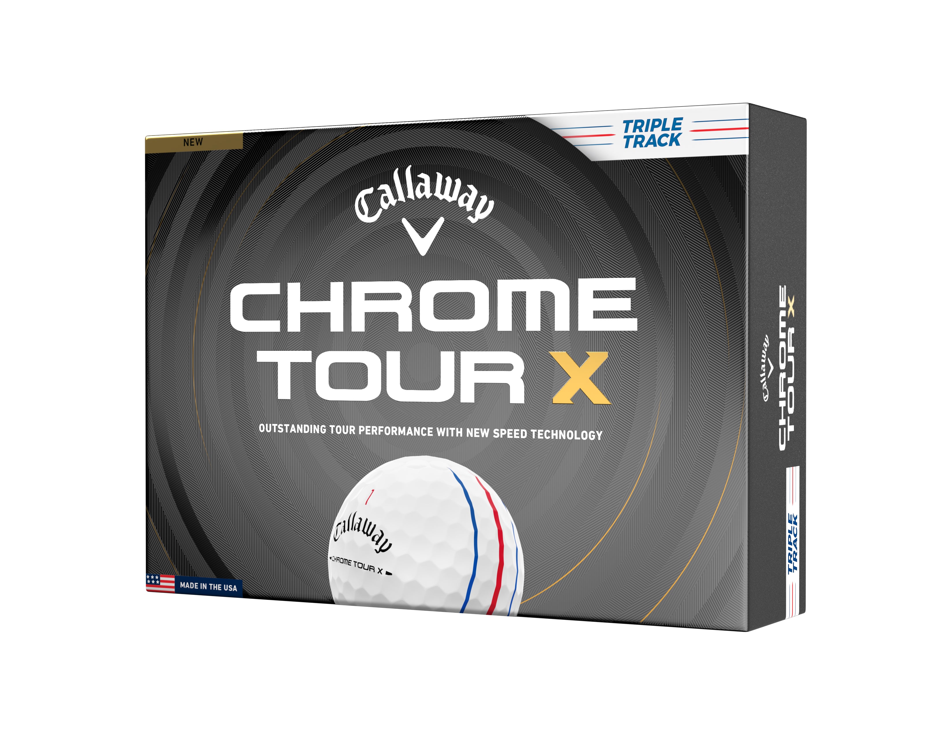 Callaway CHROME TOUR X TRIPLETRACK 26 Golf Balls 12pcs.