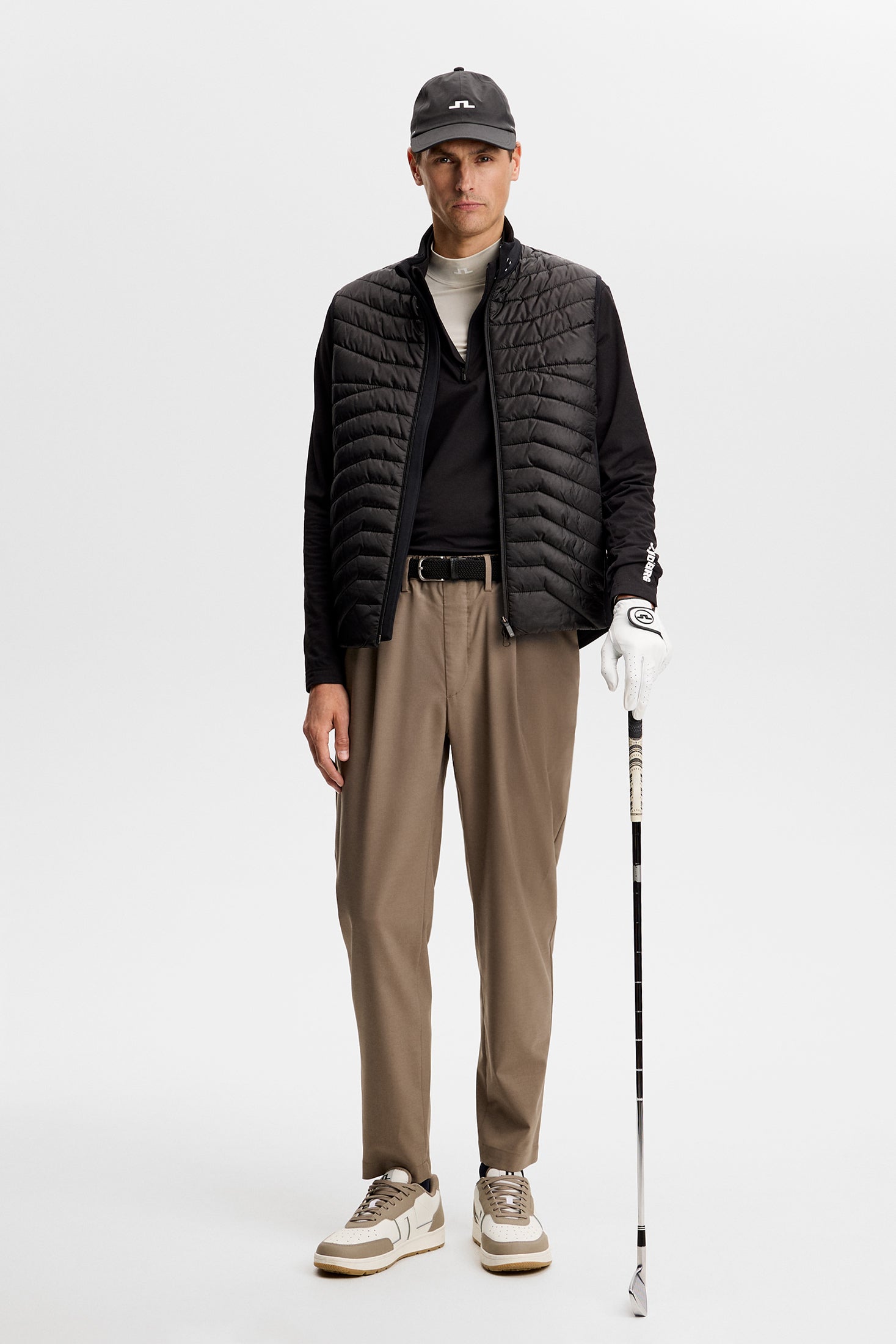 J.Lindeberg Tour Tech Mid Layer Men's L Navy