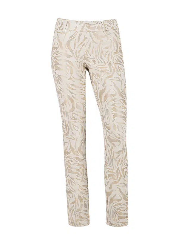 Alberto LUCY - Golden Print Jersey Golf Trousers for Women