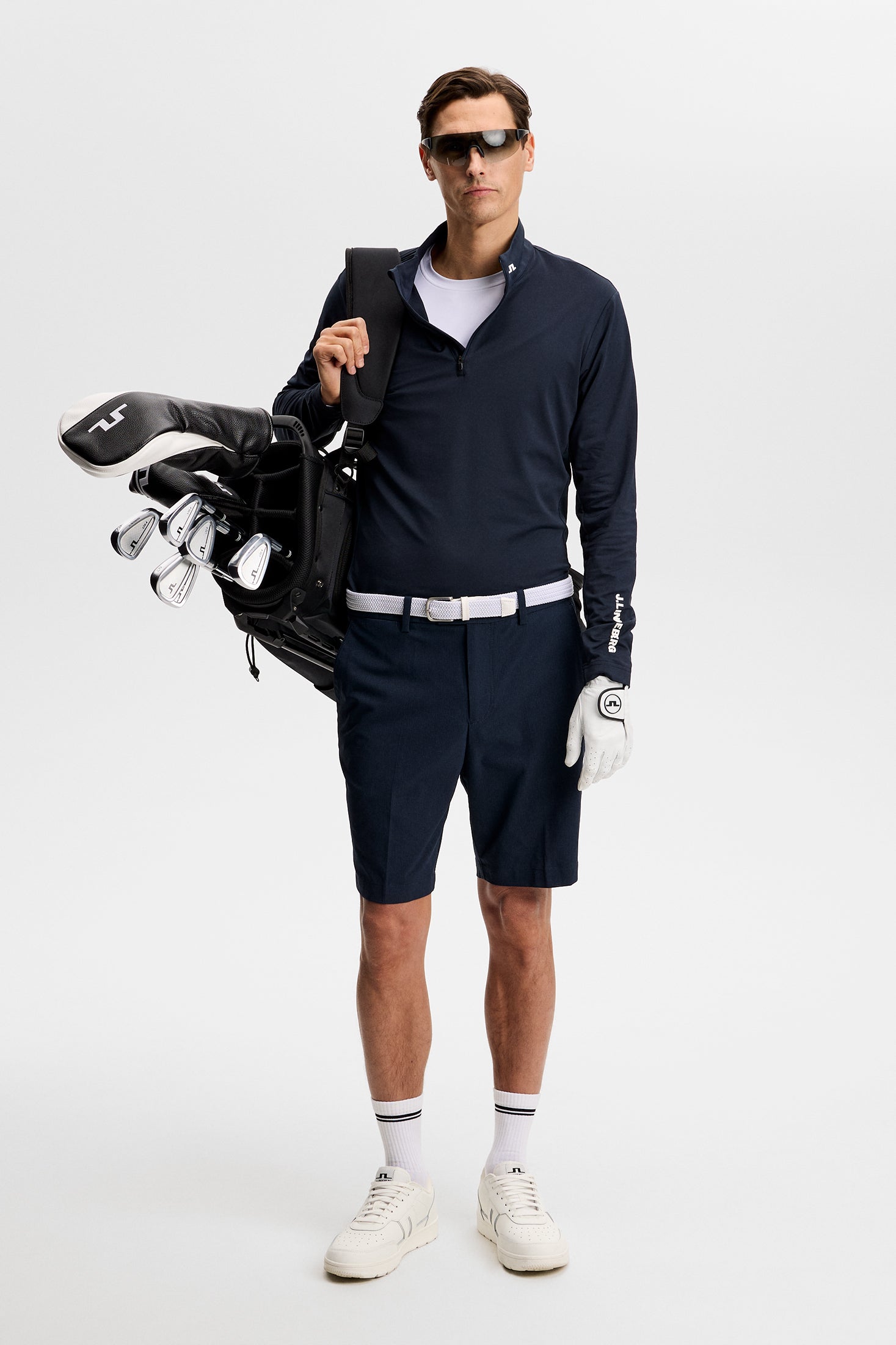J.Lindeberg Tour Tech Mid Layer Men's L Navy
