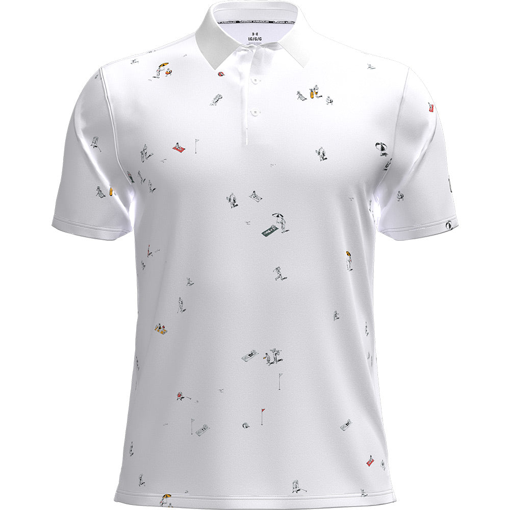 Under Armour DRIVE Printed Polo Herren