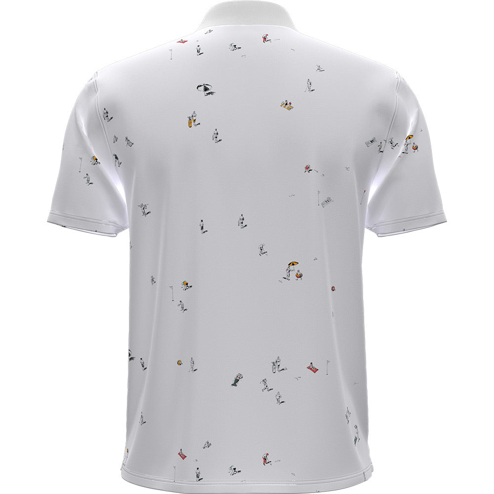 Under Armour DRIVE Printed Polo Herren