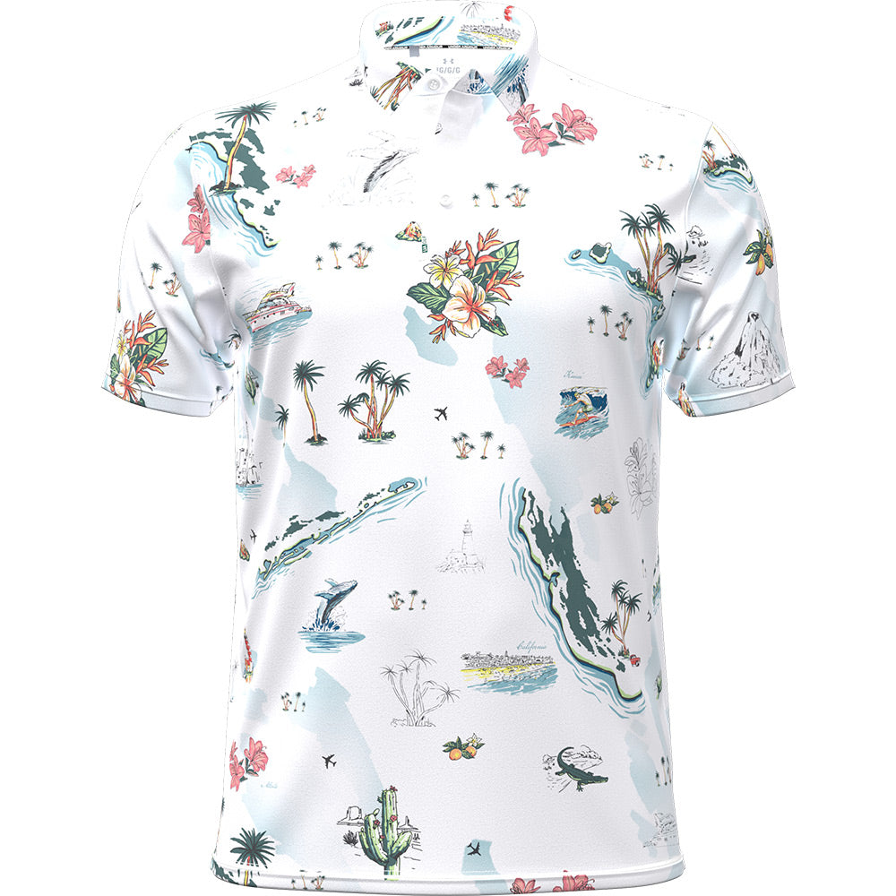 Under Armour GolfTrip Printed Shirt Herren
