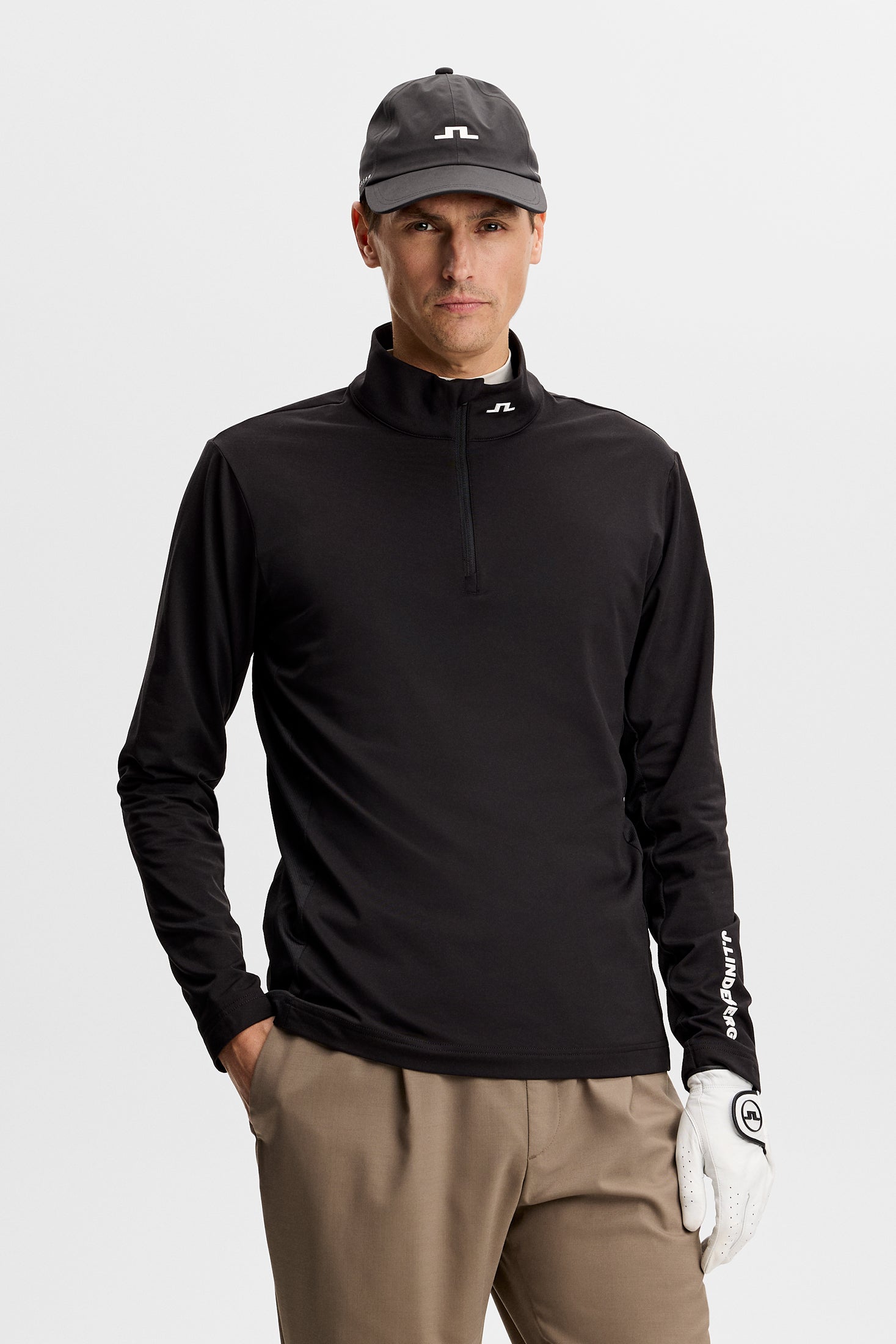 J.Lindeberg Tour Tech Mid Layer Men's L Navy