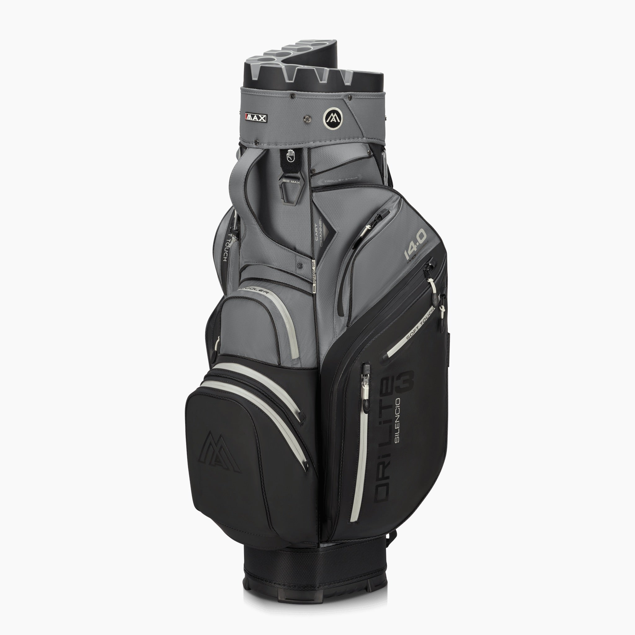 Big Max Dri Lite Silencio 3 Organizer Cart Bag black black