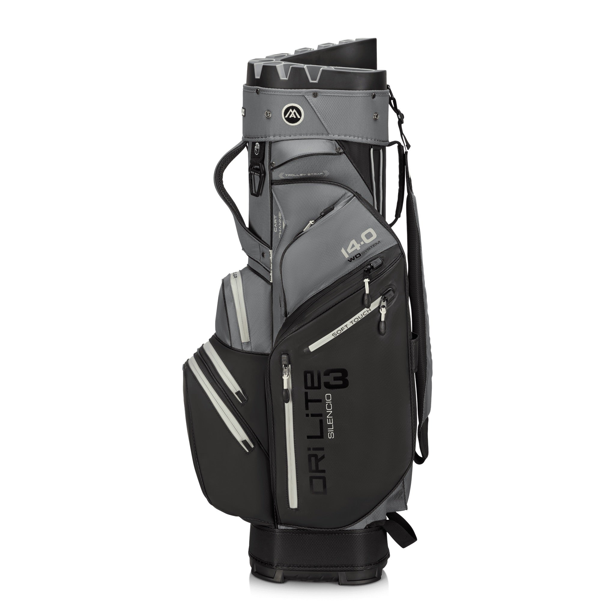 Big Max Dri Lite Silencio 3 Organizer Cart Bag black black