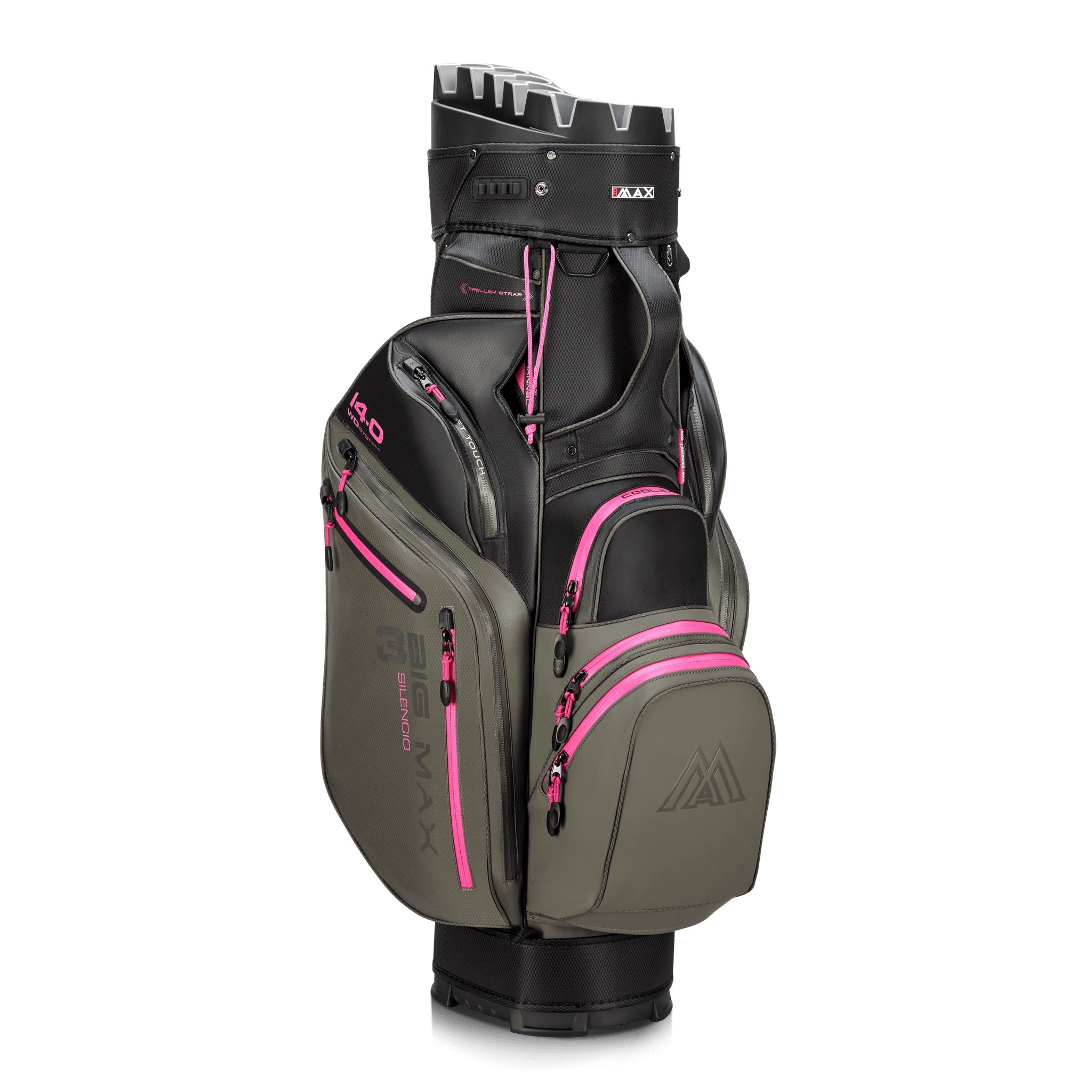 Big Max Dri Lite Silencio 3 Organizer Cart Bag black black