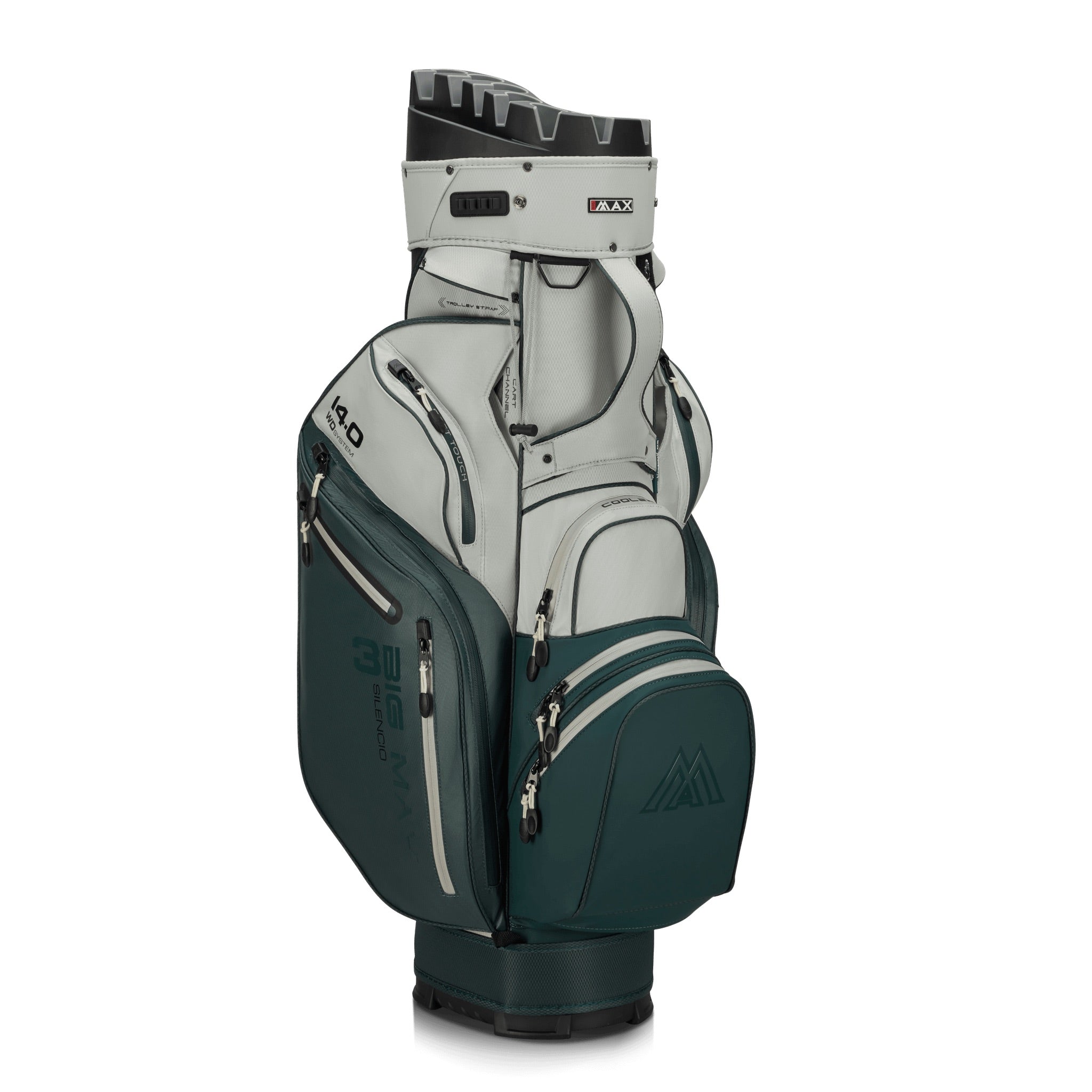Big Max Dri Lite Silencio 3 Organizer Cart Bag black black