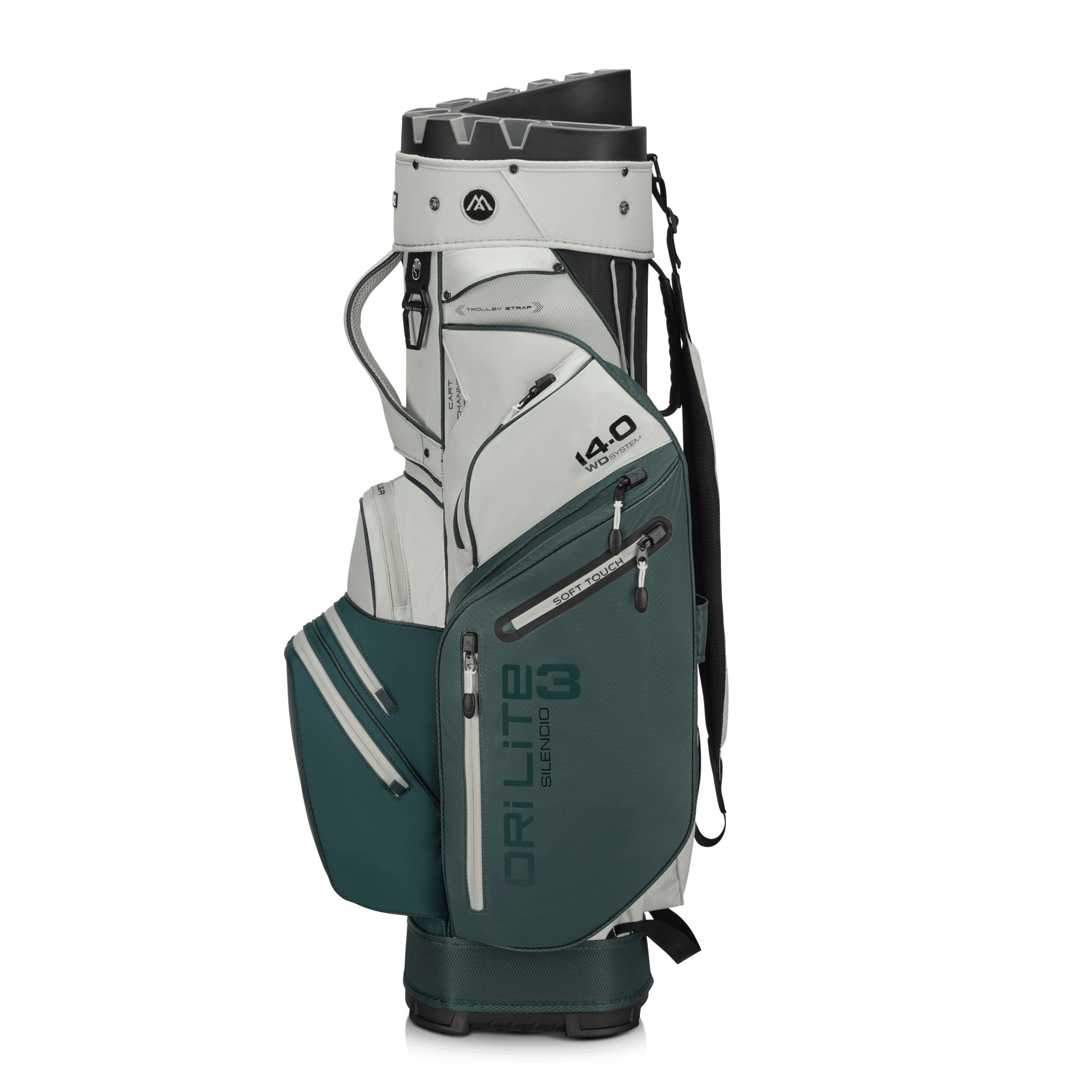Big Max Dri Lite Silencio 3 Organizer Cart Bag black black