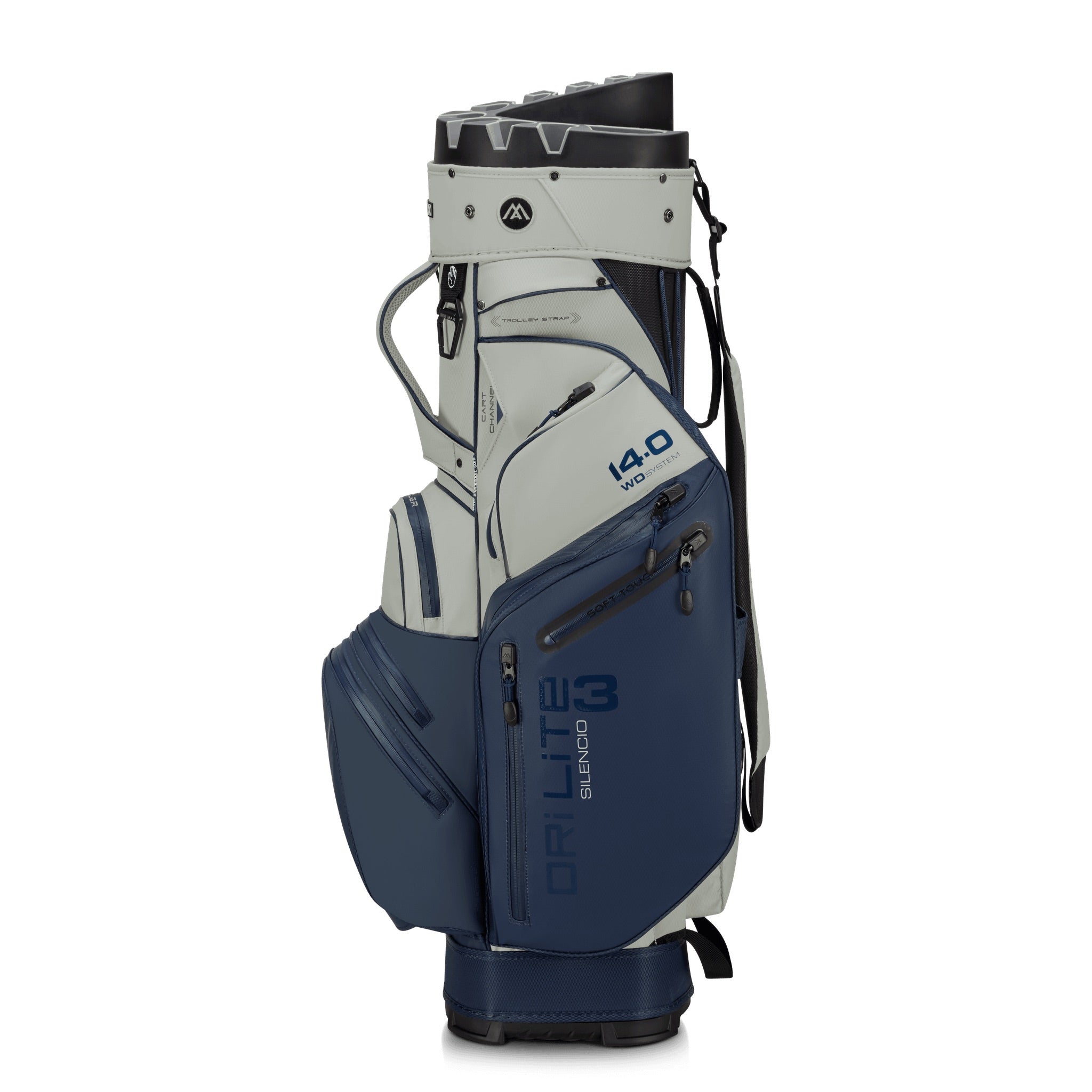 Big Max Dri Lite Silencio 3 Organizer Cart Bag black black