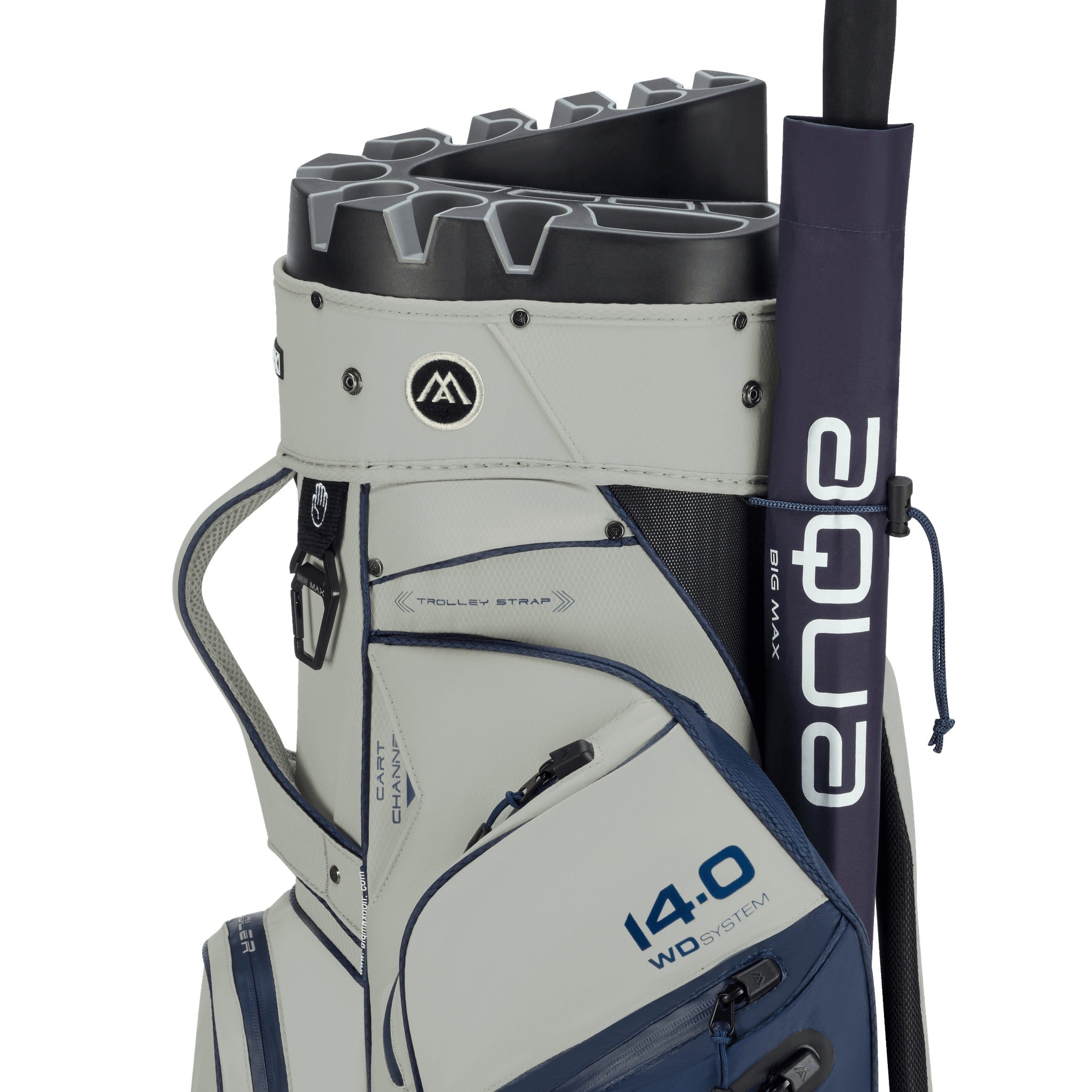 Big Max Dri Lite Silencio 3 Organizer Cart Bag black black