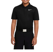 Nike Dri-FIT Victory Polo Kinder L schwarz/weiß
