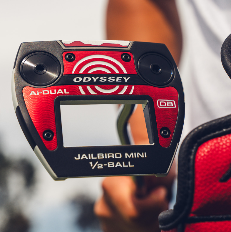 Odyssey AI-DUAL 1/2Ball JAILBREAK MINI DB Putter