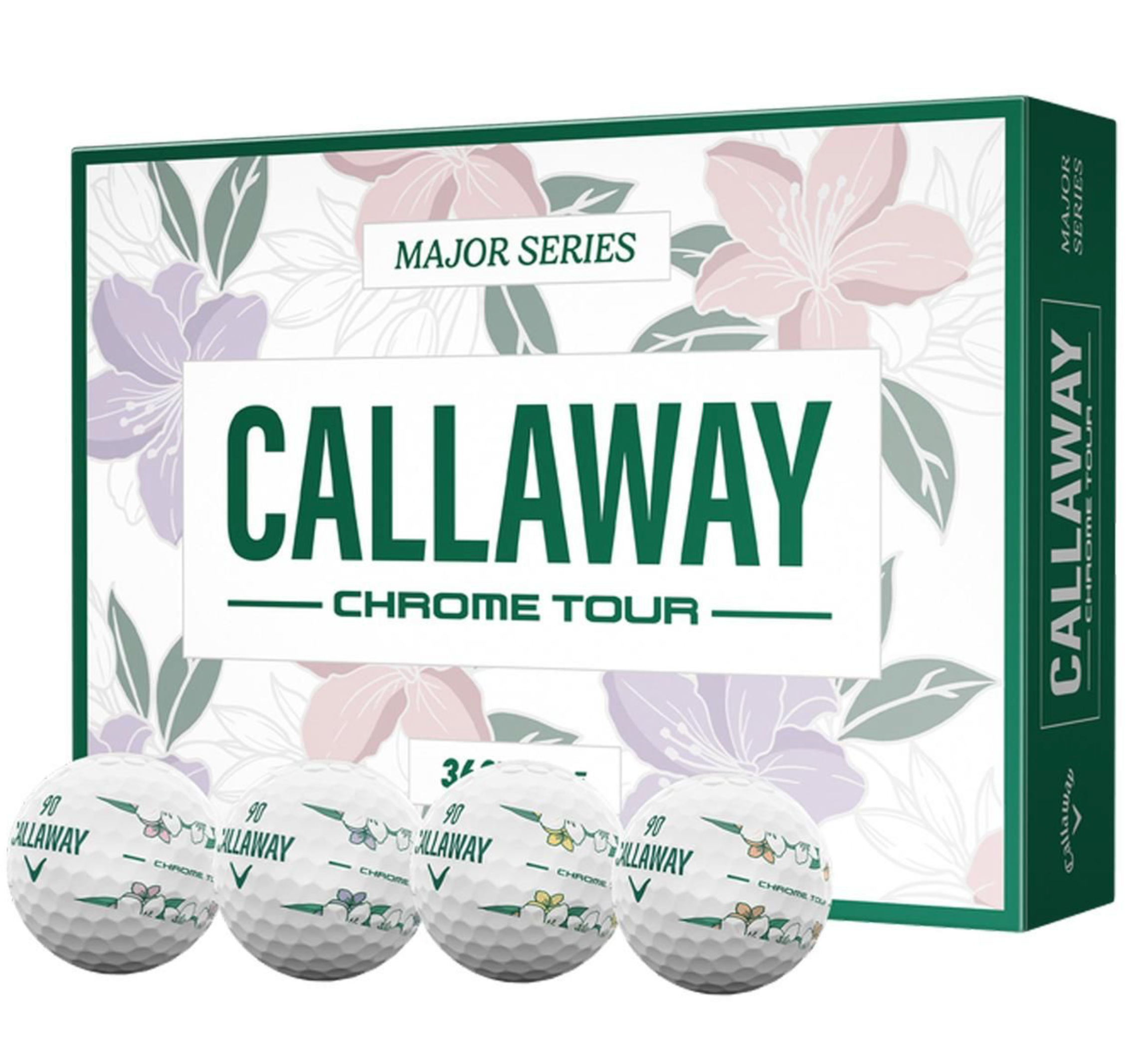 Callaway CHROME TOUR APR MJR STRIPE Golf Balls 12-Pack
