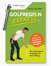 ExpertGolf Golfregeln Express Minibuch mit Karabiner