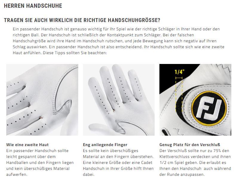 footjoy handschuhe herren Footjoy Contour FLX Golfhandschuh Herren – Golfshop.de