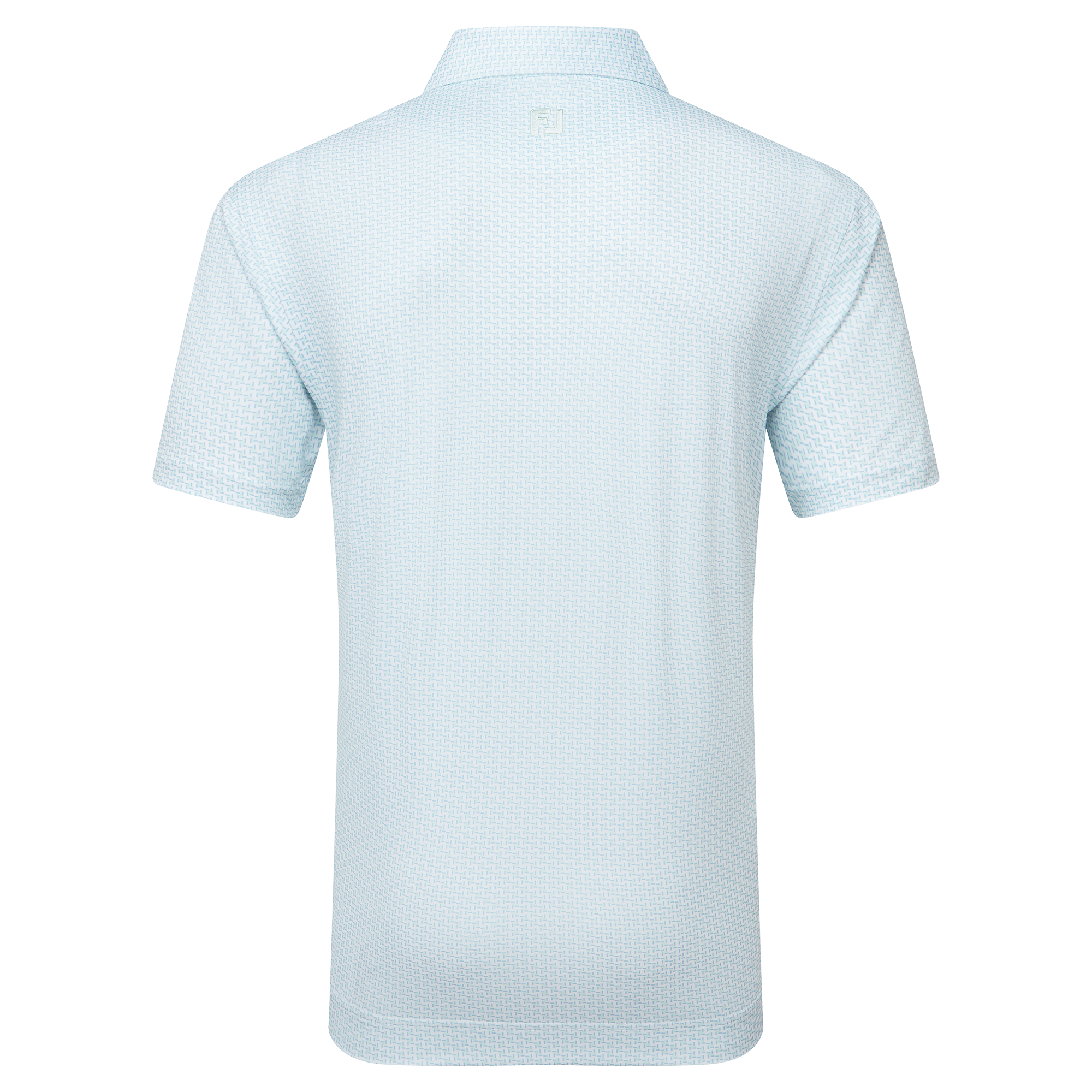 Footjoy Houndstooth Geo Lisle Polo Herren