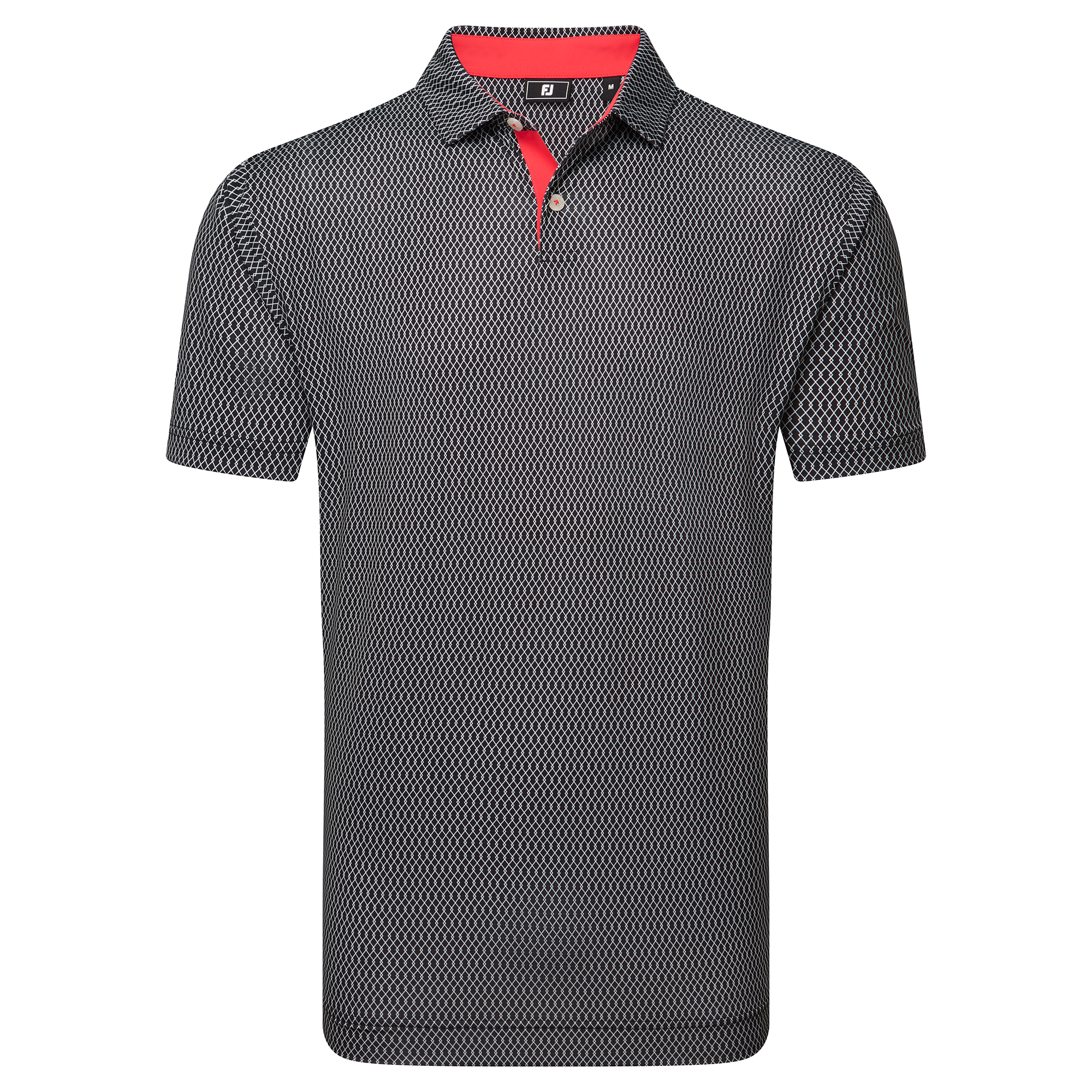 Footjoy Irongate Print Lisle Polo Herren