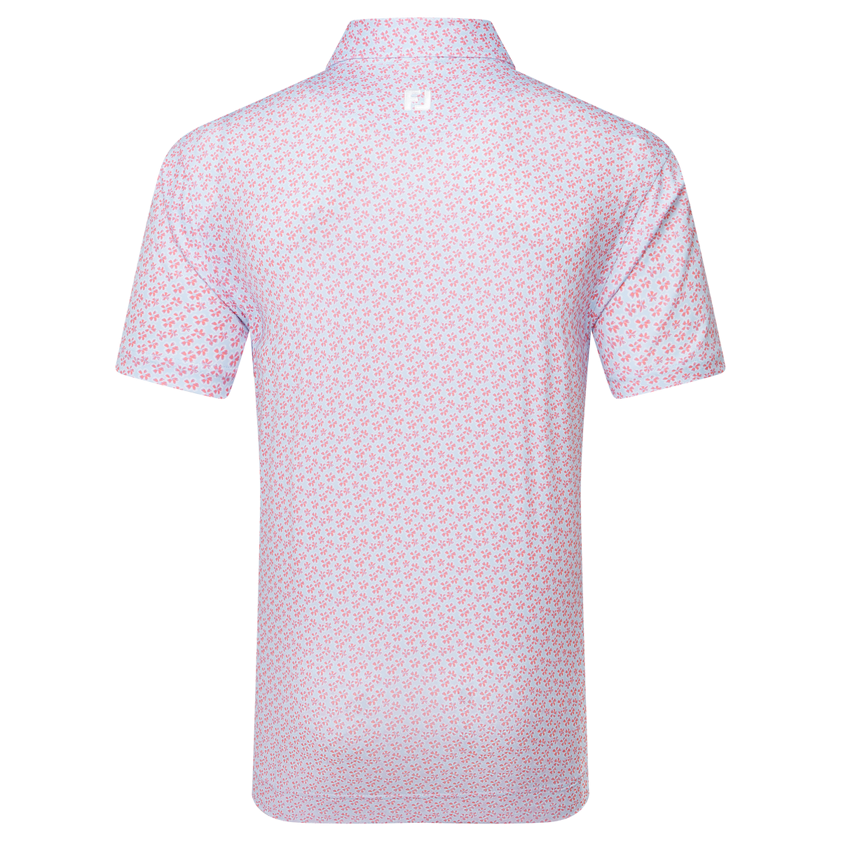 Footjoy Floral Sketch Print Lisle Polo Herren