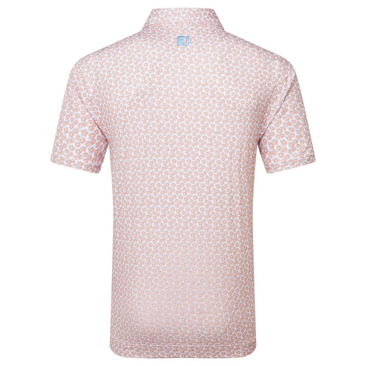 Footjoy Floral Sketch Print Lisle Polo Herren