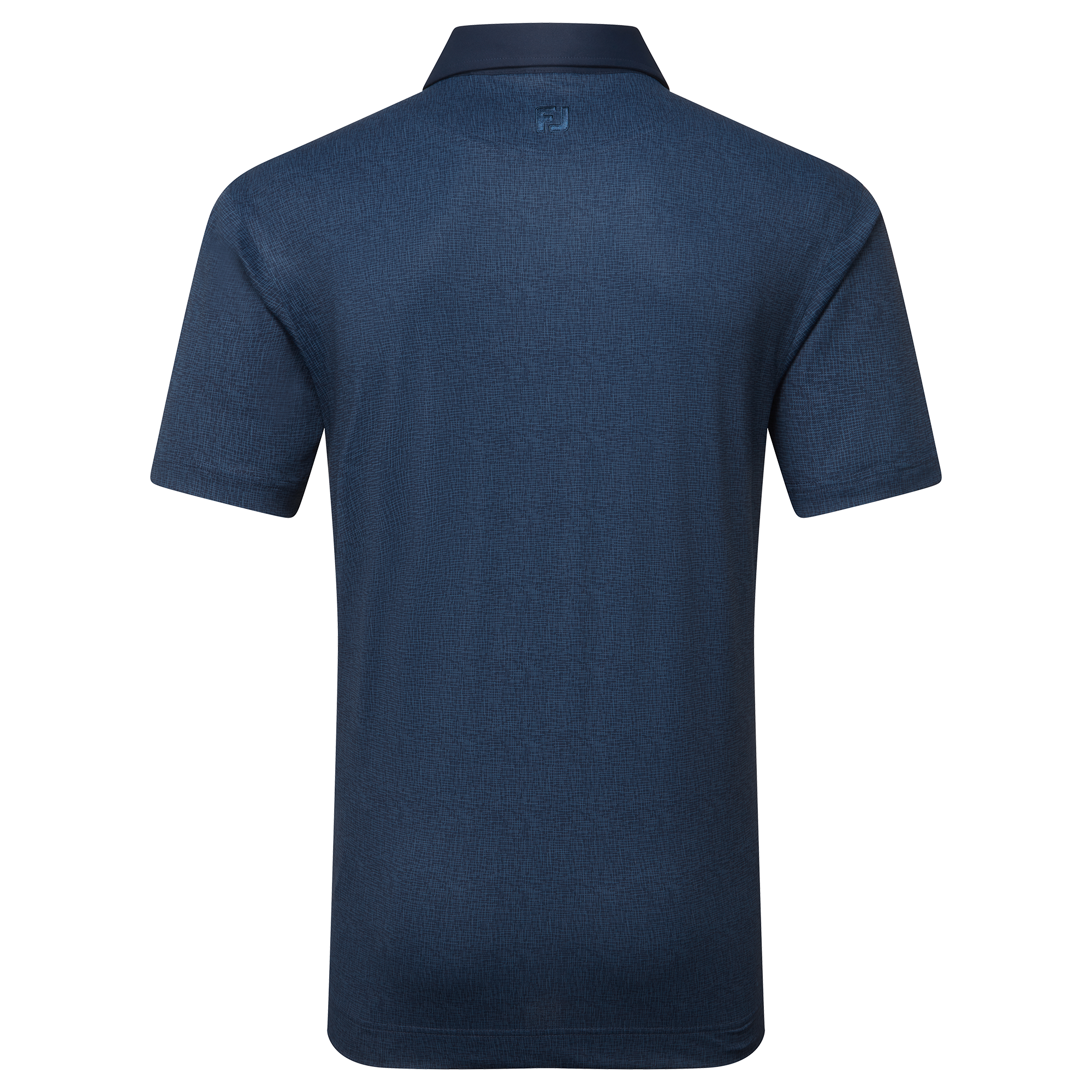 Footjoy Etched Texture Print Lisle Polo Herren