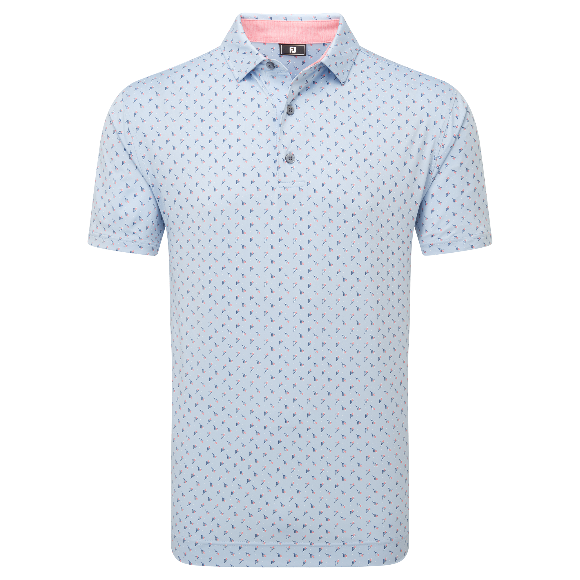 FootJoy Flower Bud Foulard Lisle Polo Men