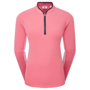 FootJoy Women's 1/4-Zip Lisle Sun Pro Shirt