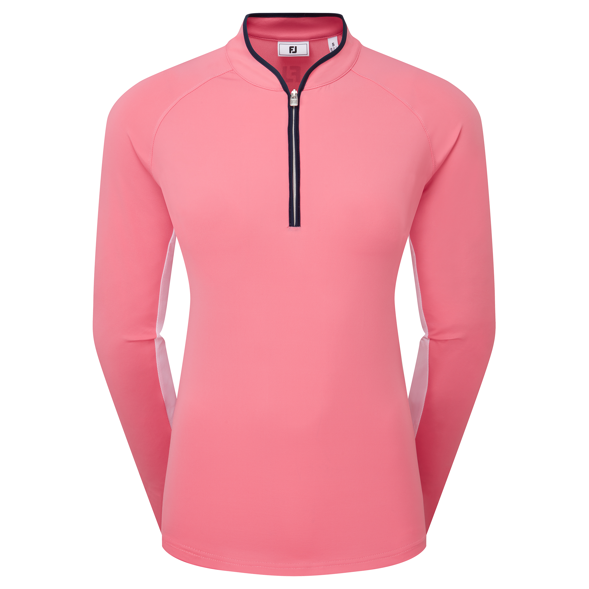 Footjoy 1/4-Zip Lisle Sun Pro Shirt Damen L pink