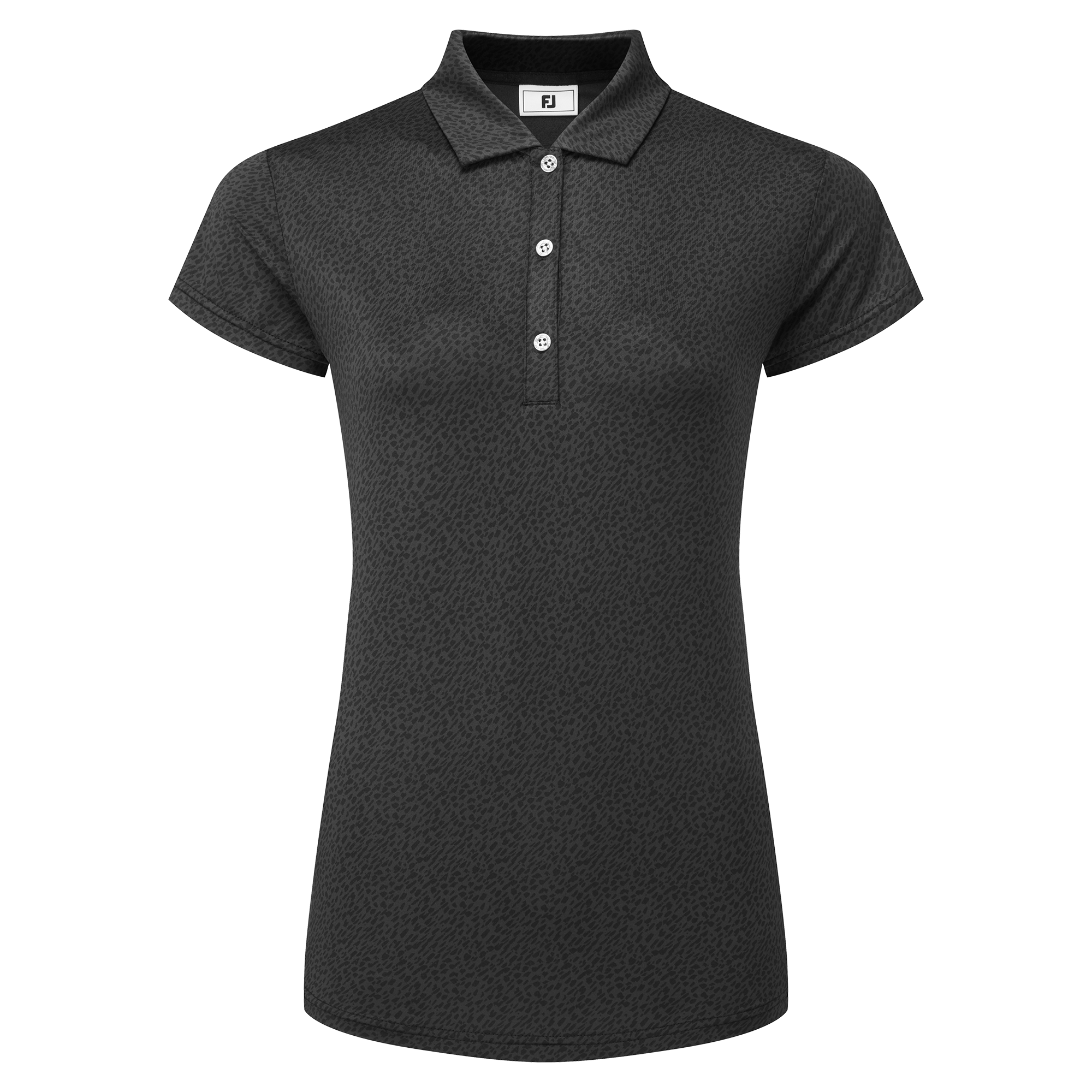 Footjoy Animal Print Cap Sleeve Shirt Damen