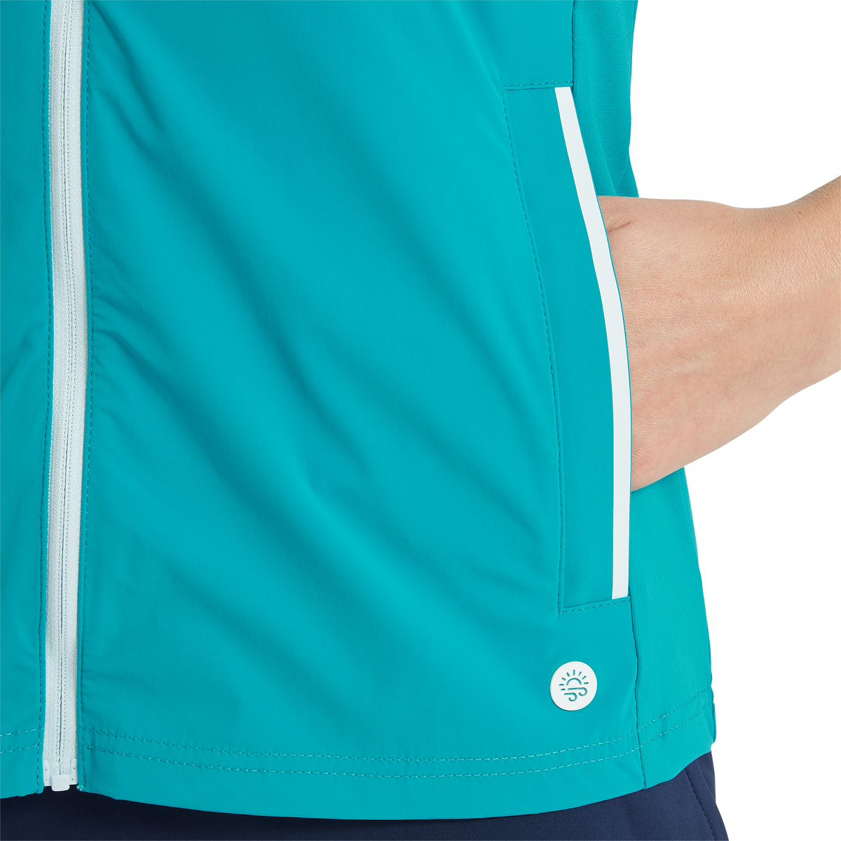 Footjoy Tempo Vest Women XS green/blue