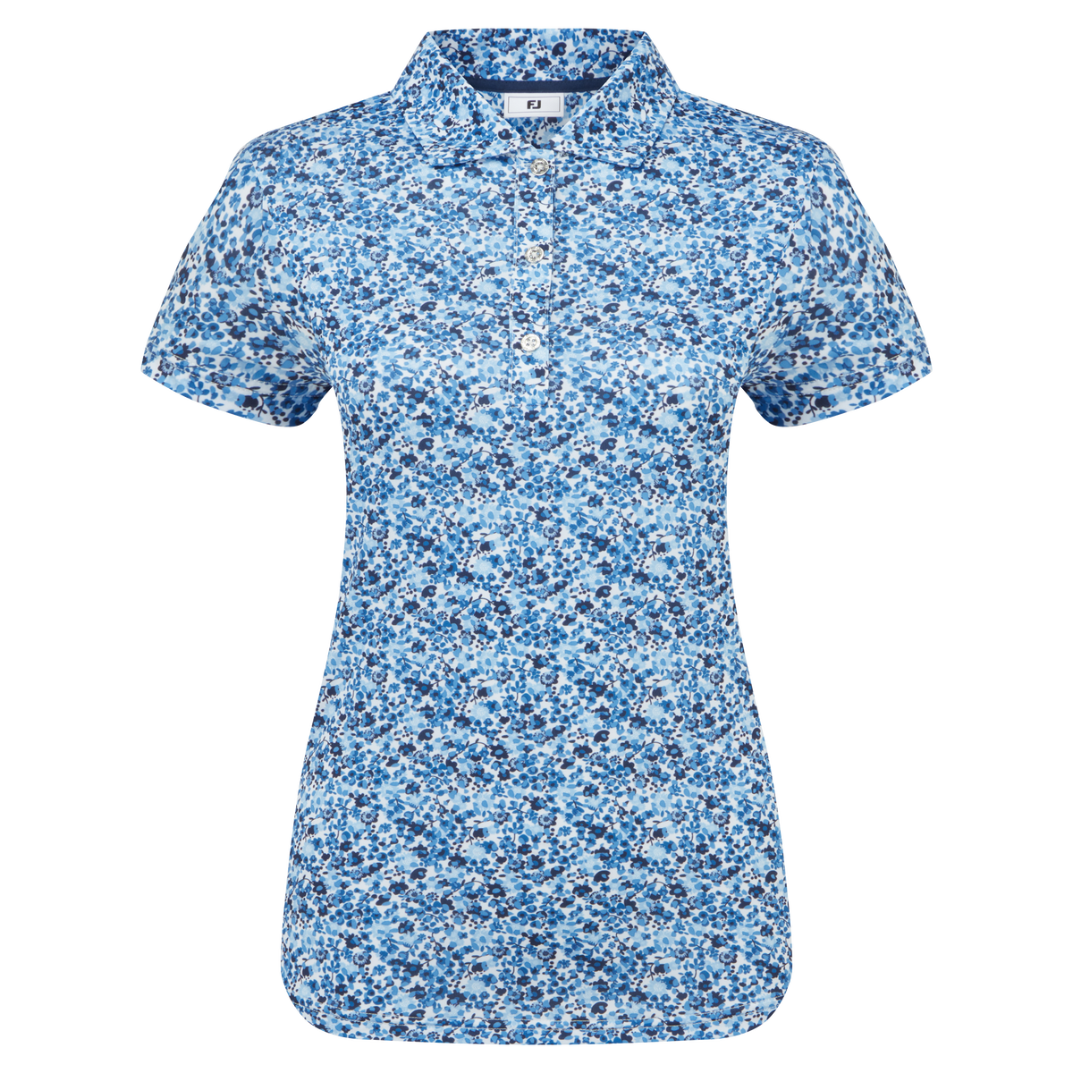 Footjoy Capsleeve Lisle Polo Women XS blue