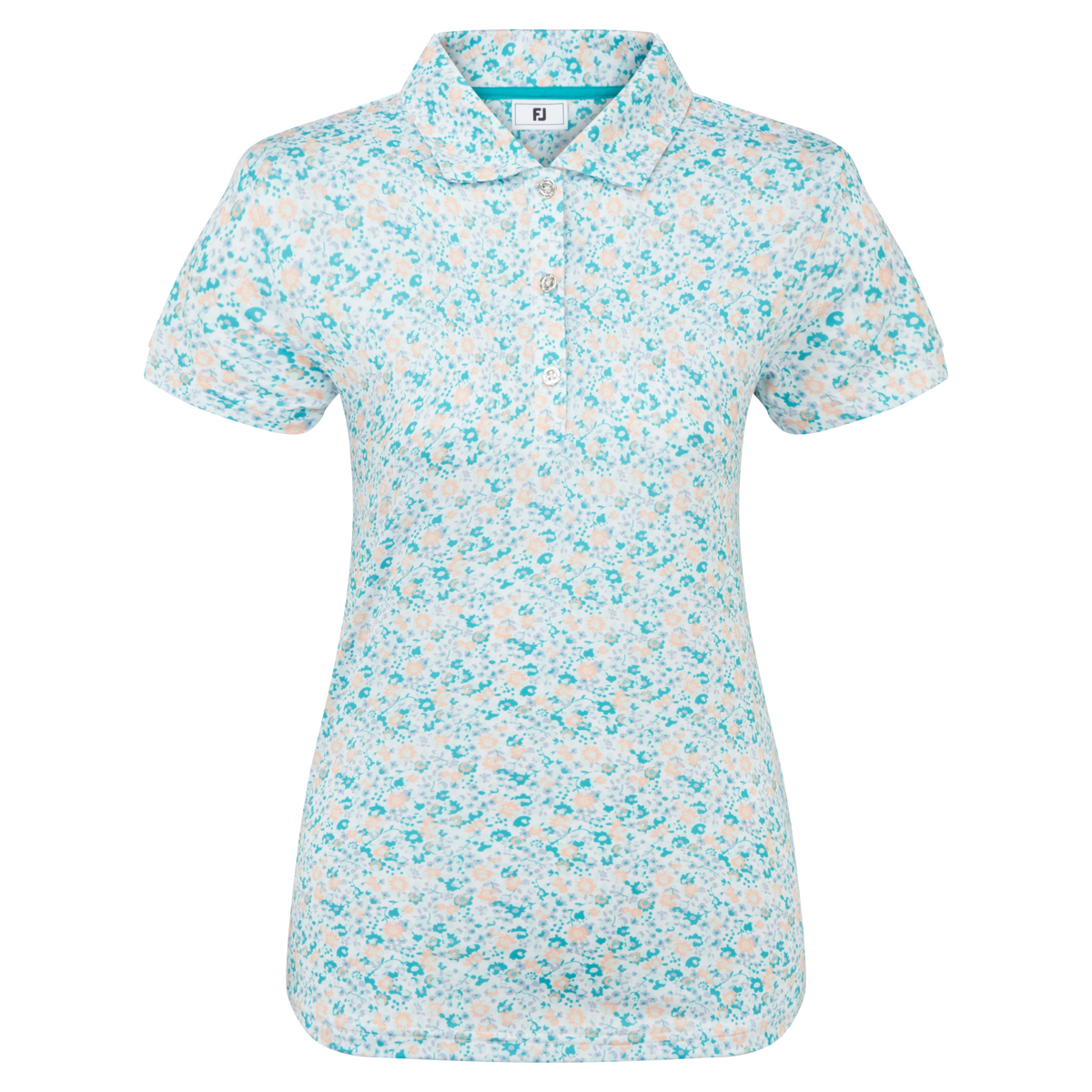 Footjoy Capsleeve Lisle Polo Women XS blue