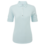 Footjoy Half-Sleeve Lisle Polo Women's XS Light Blue