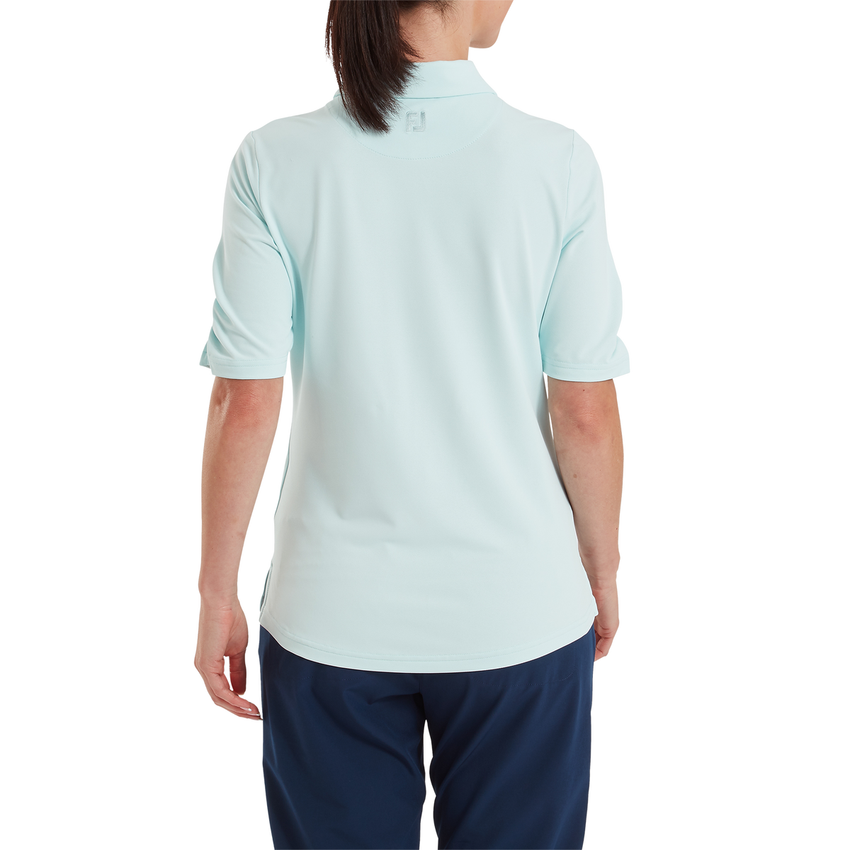 Footjoy Half-Sleeve Lisle Polo Women's XS Light Blue