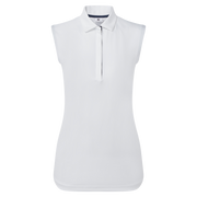 FootJoy Sleeveless Lisle Polo Women's XS White