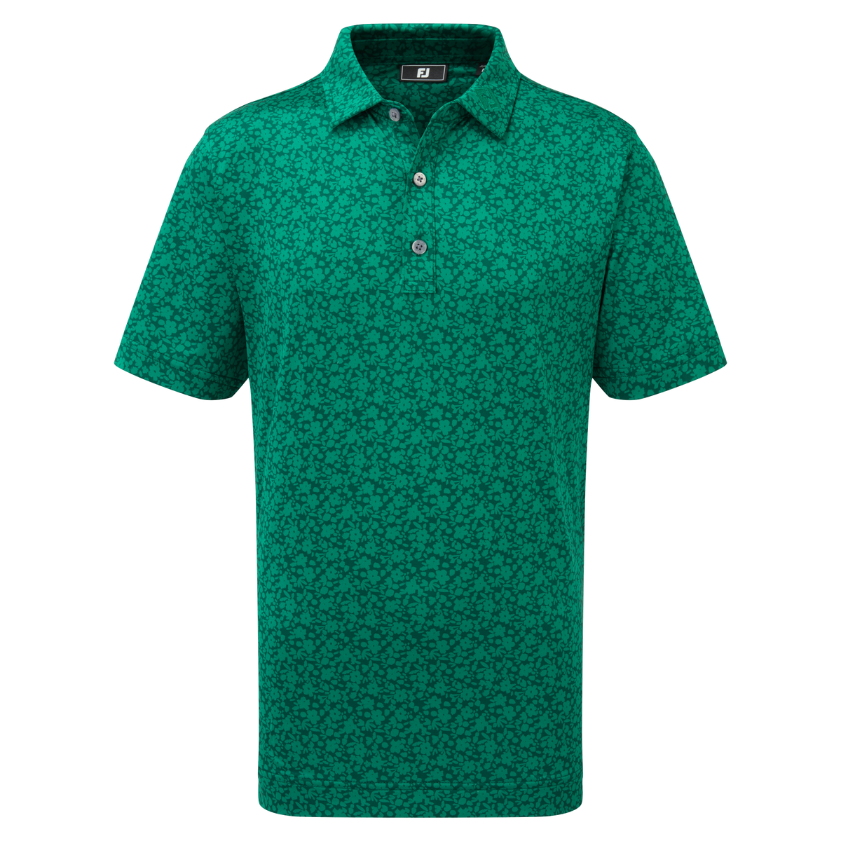 Footjoy Painted Floral Lisle Polo Junior