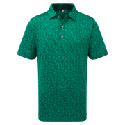 Footjoy Painted Floral Lisle Polo Junior