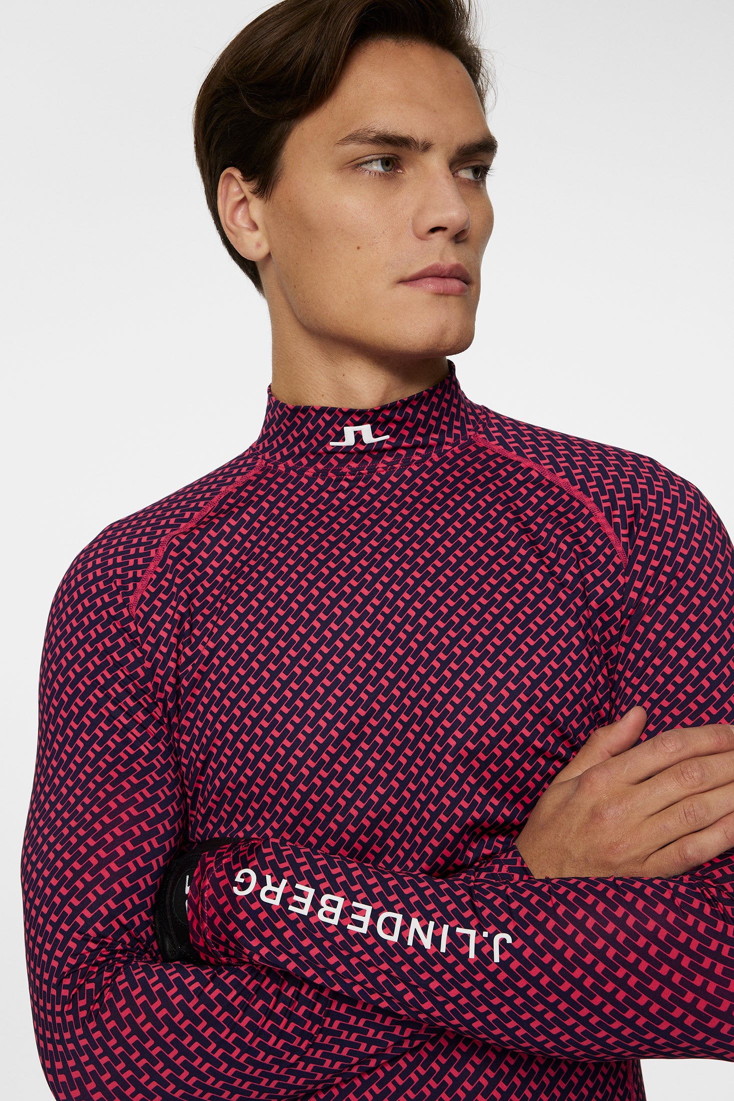 J.Lindeberg Ello Print Compression Shirt Men