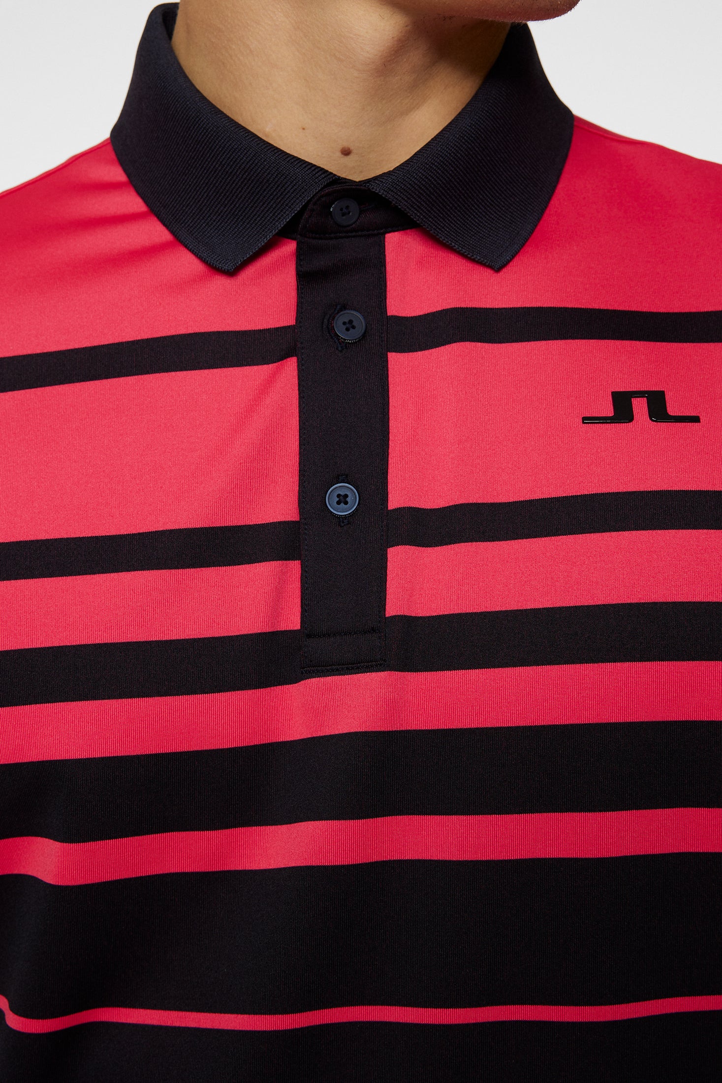 J.Lindeberg Olof Polo Herren S schwarz/weiß