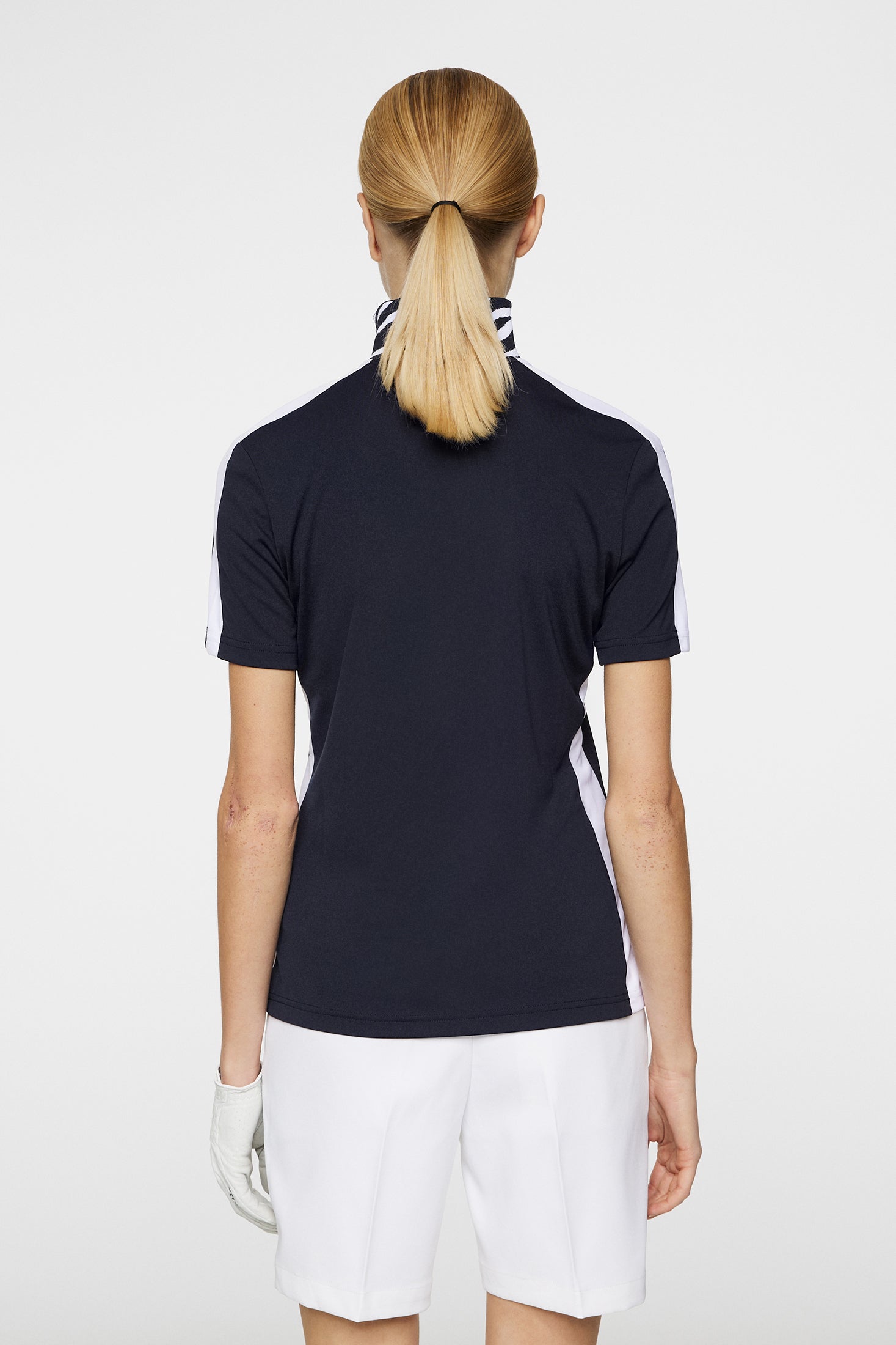 J.Lindeberg Pip Polo Damen S navy/weiß