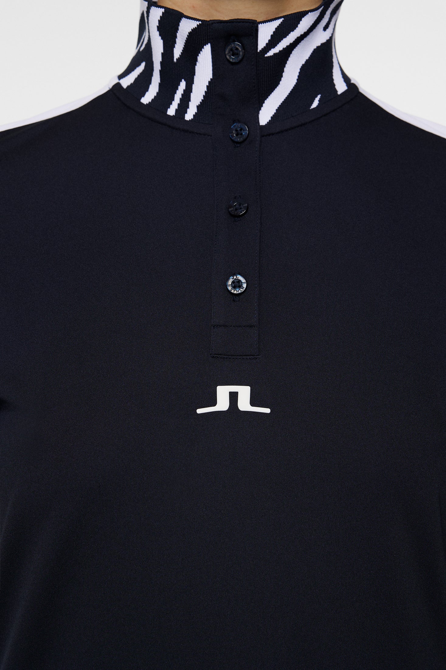 J.Lindeberg Pip Polo Damen S navy/weiß