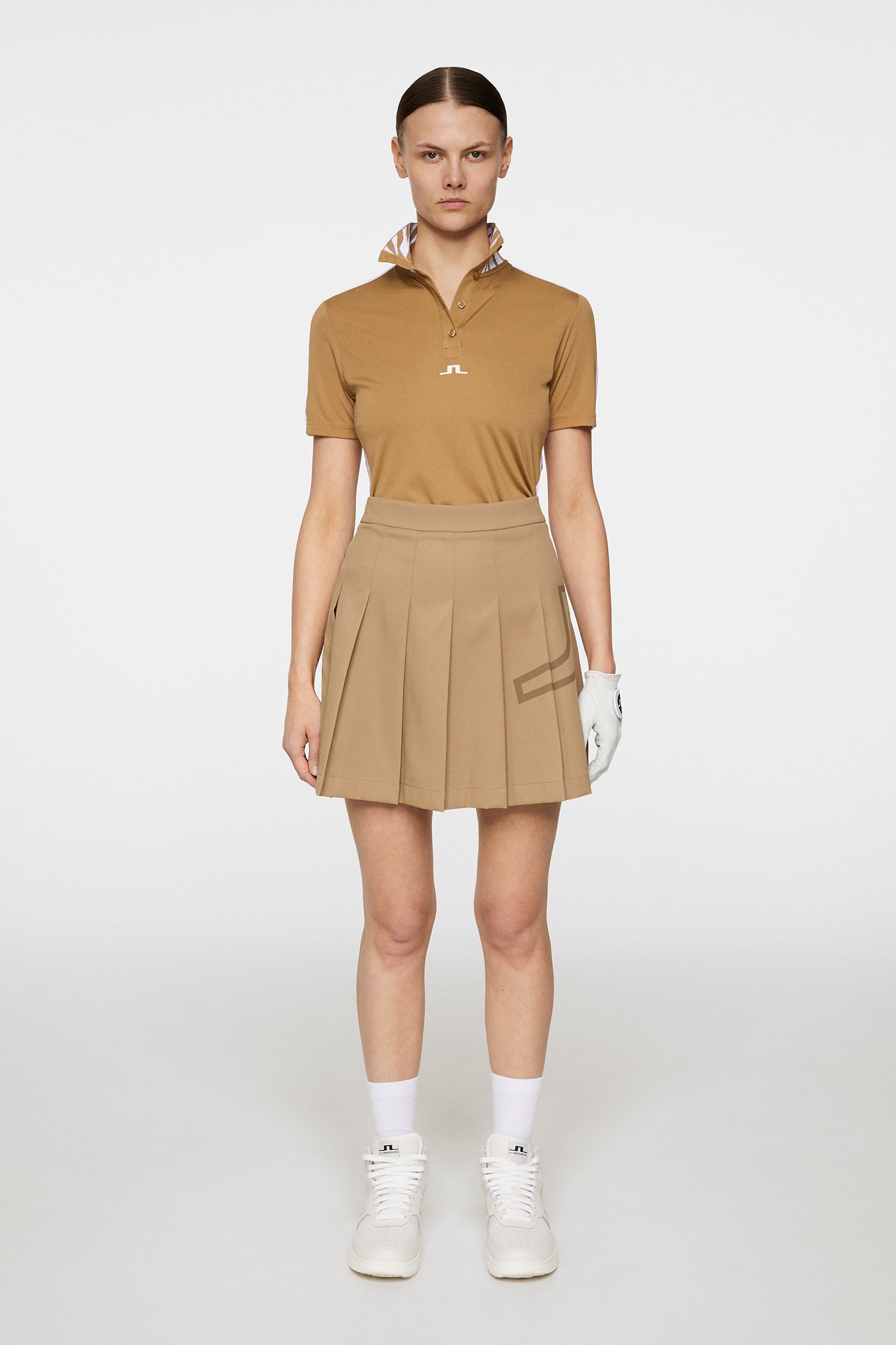 J.Lindeberg Pip Polo Damen S navy/weiß