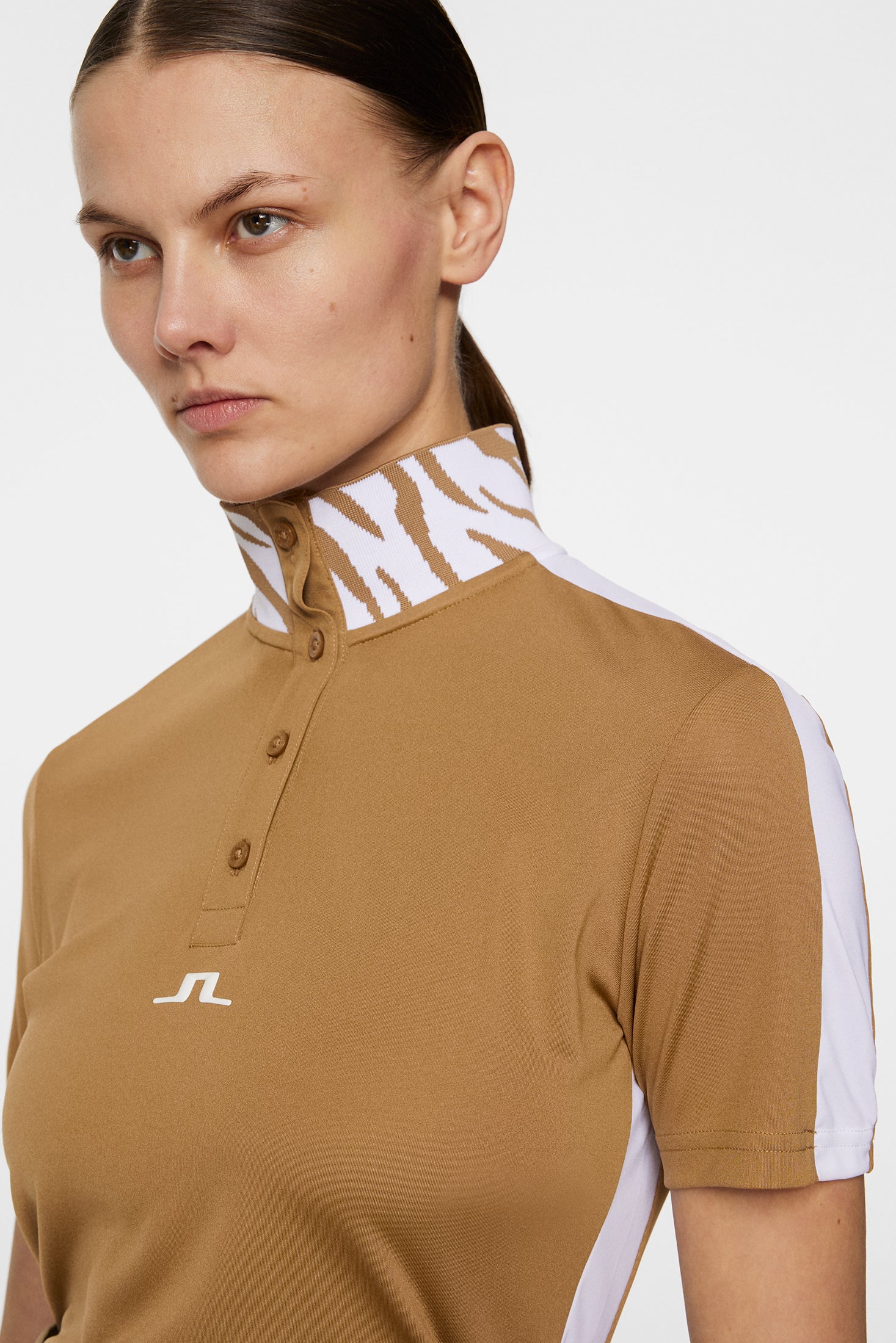 J.Lindeberg Pip Polo Damen S navy/weiß