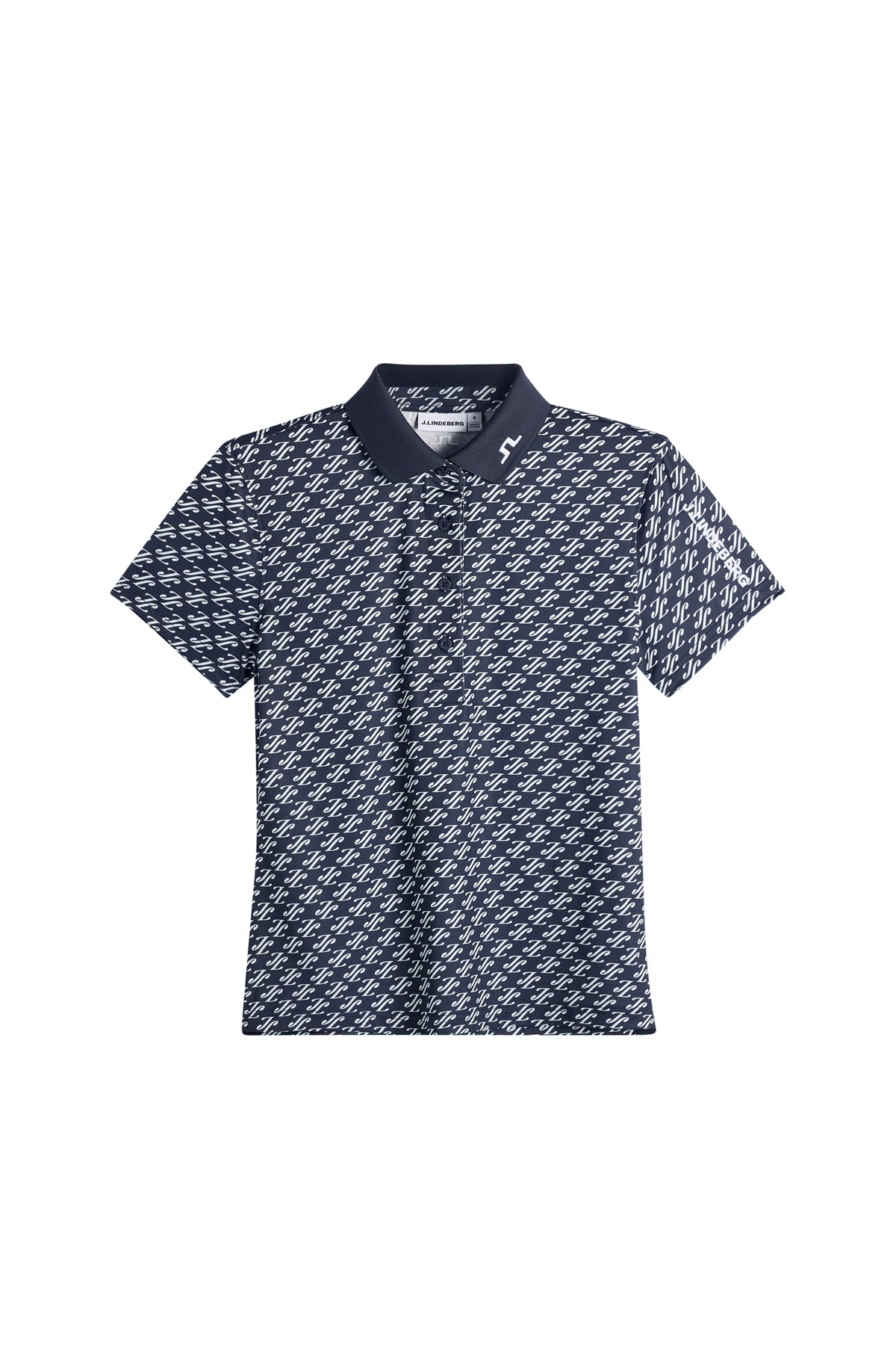 J.Lindeberg Tour Tech Print Polo Damen